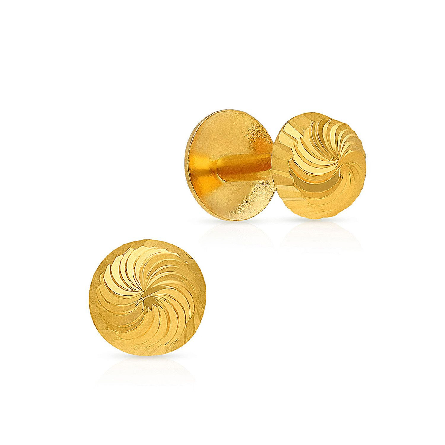 Malabar Gold Studs Earring ERZNS41376