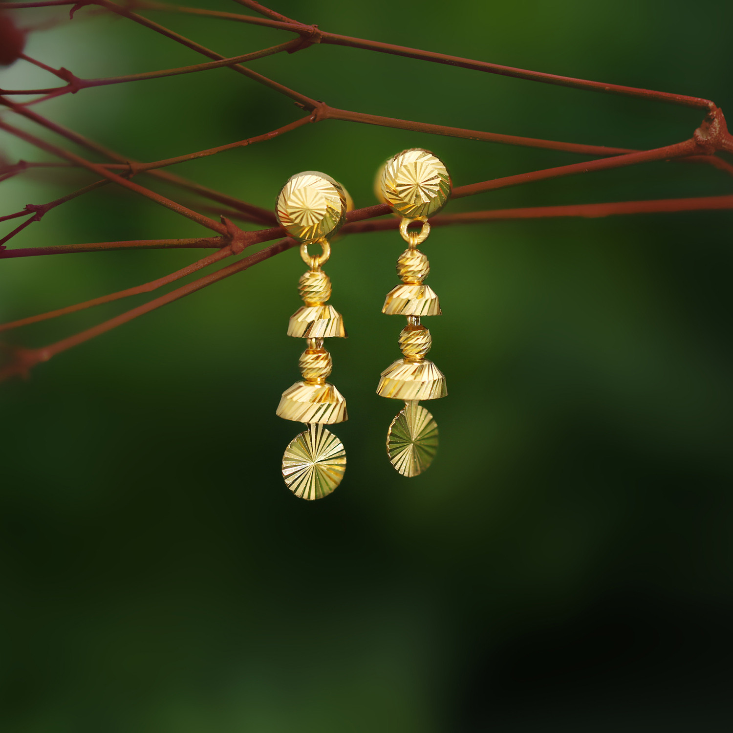 Malabar Gold Studs Earring ERZNS44130