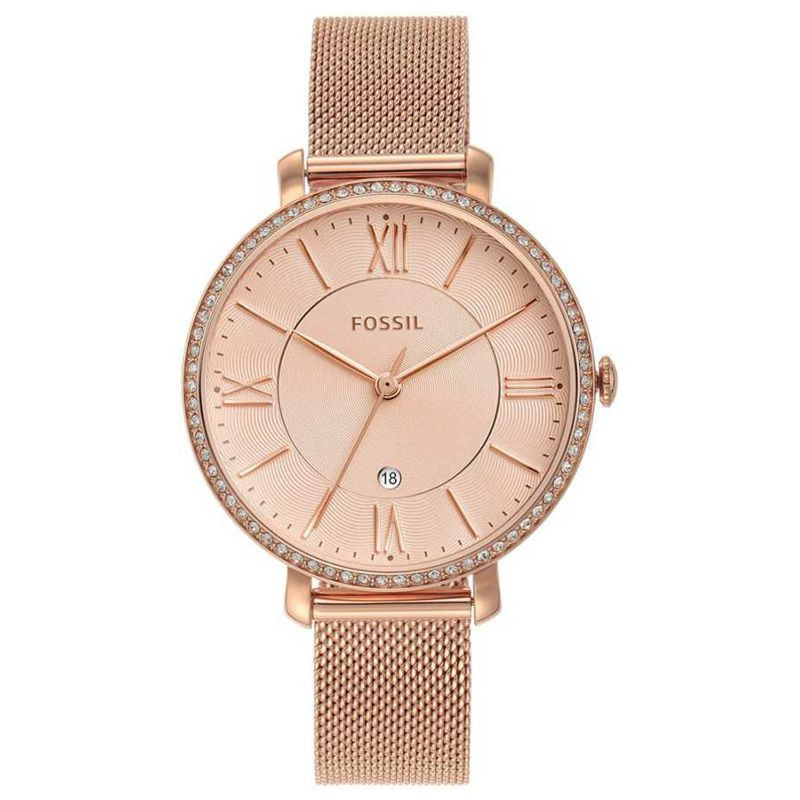 Fossil Womens Jacqueline Rose Gold Watch ES4628