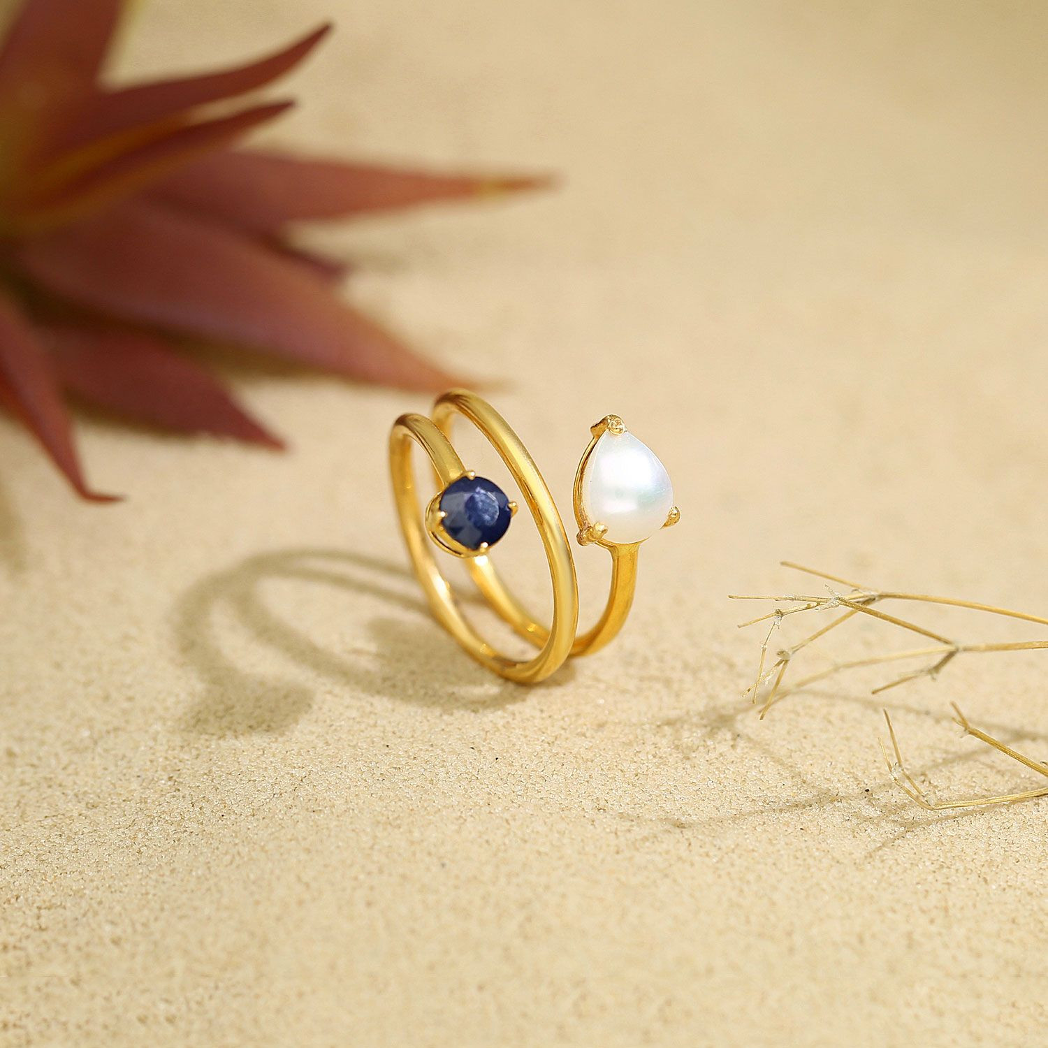 Precia Gemstone Gold Ring FRDZL24083