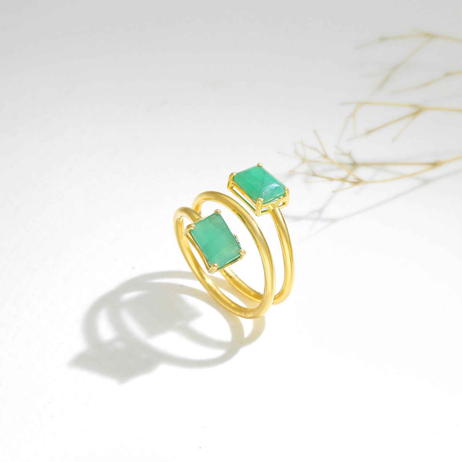 Precia Gemstone Gold Ring FRDZL24084