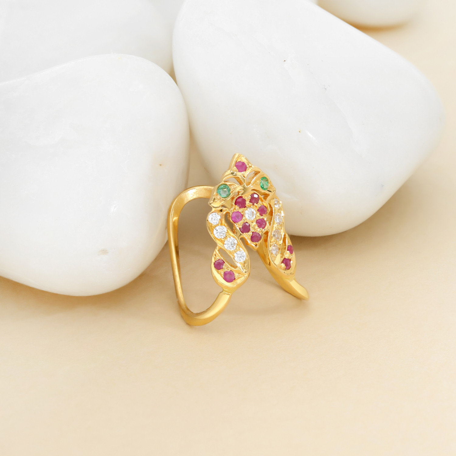 Precia Gemstone Gold Ring FRDZL24093