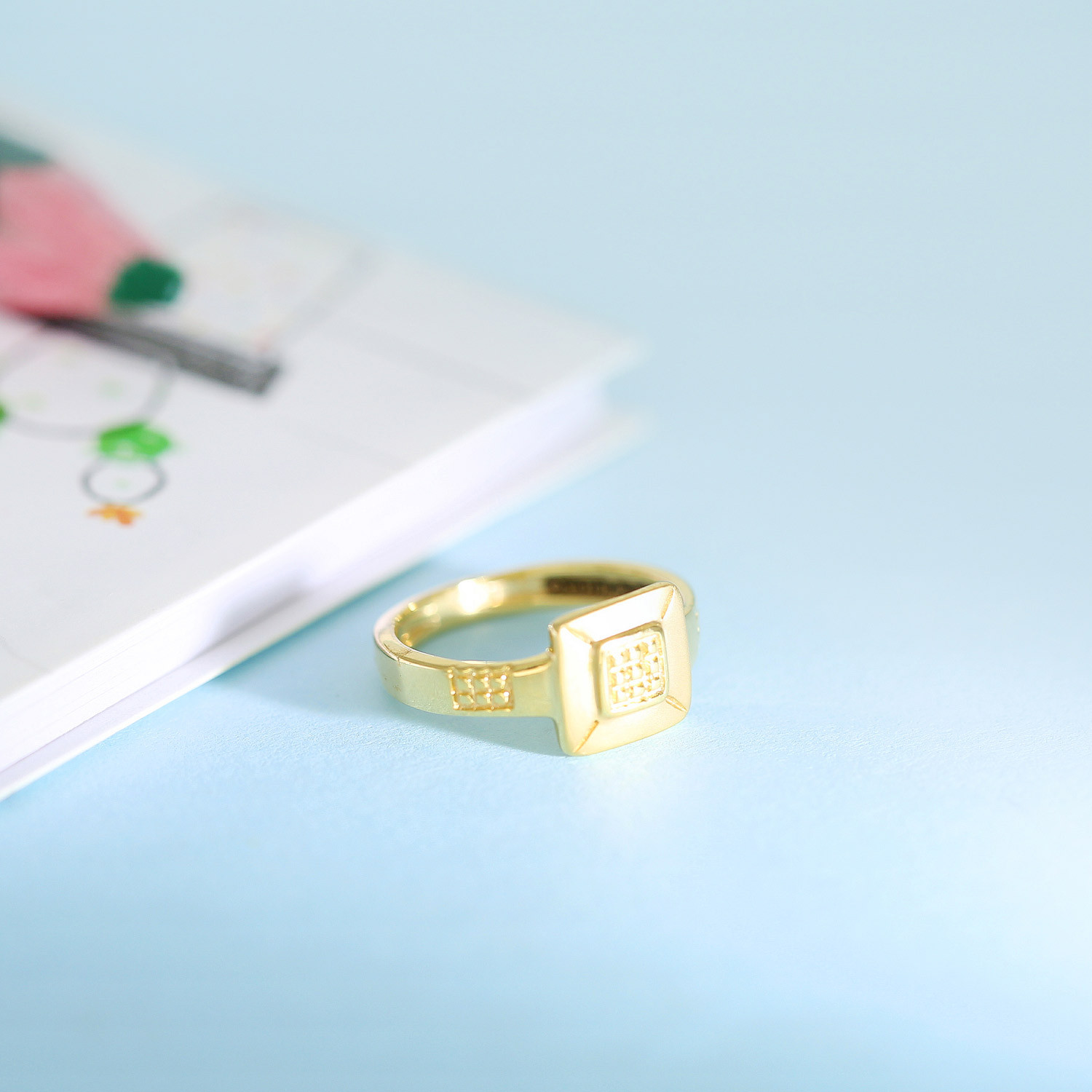 Starlet Gold Ring For Kids FRDZL30125