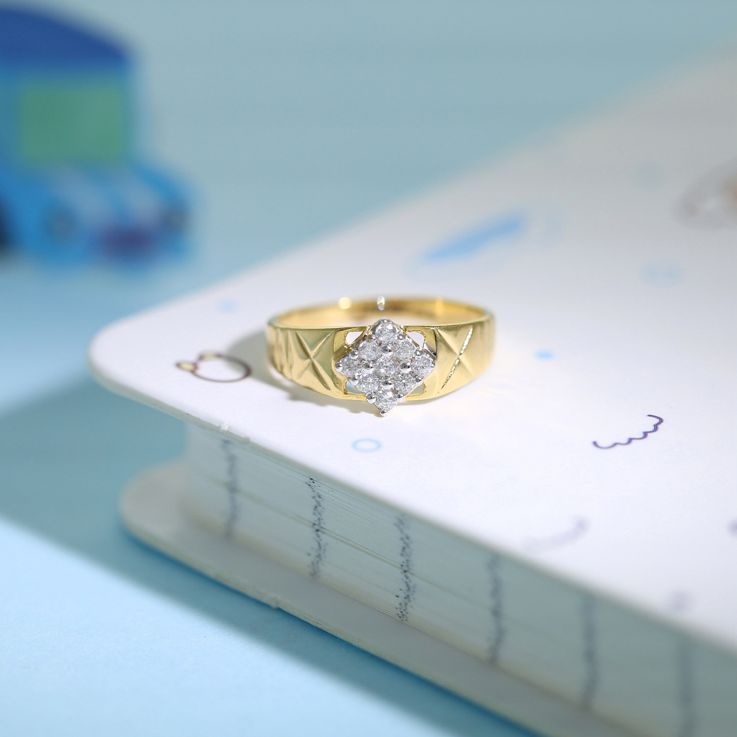 Starlet Gold Ring For Kids FRDZL30132