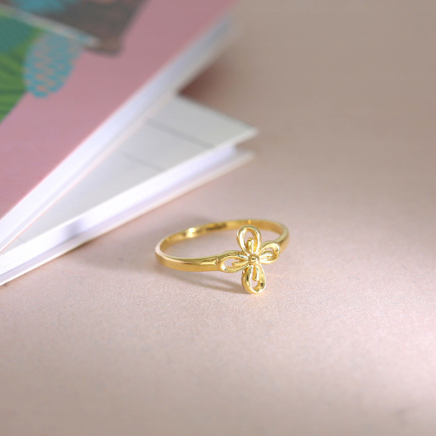 Starlet Gold Ring For Kids FRDZL30134