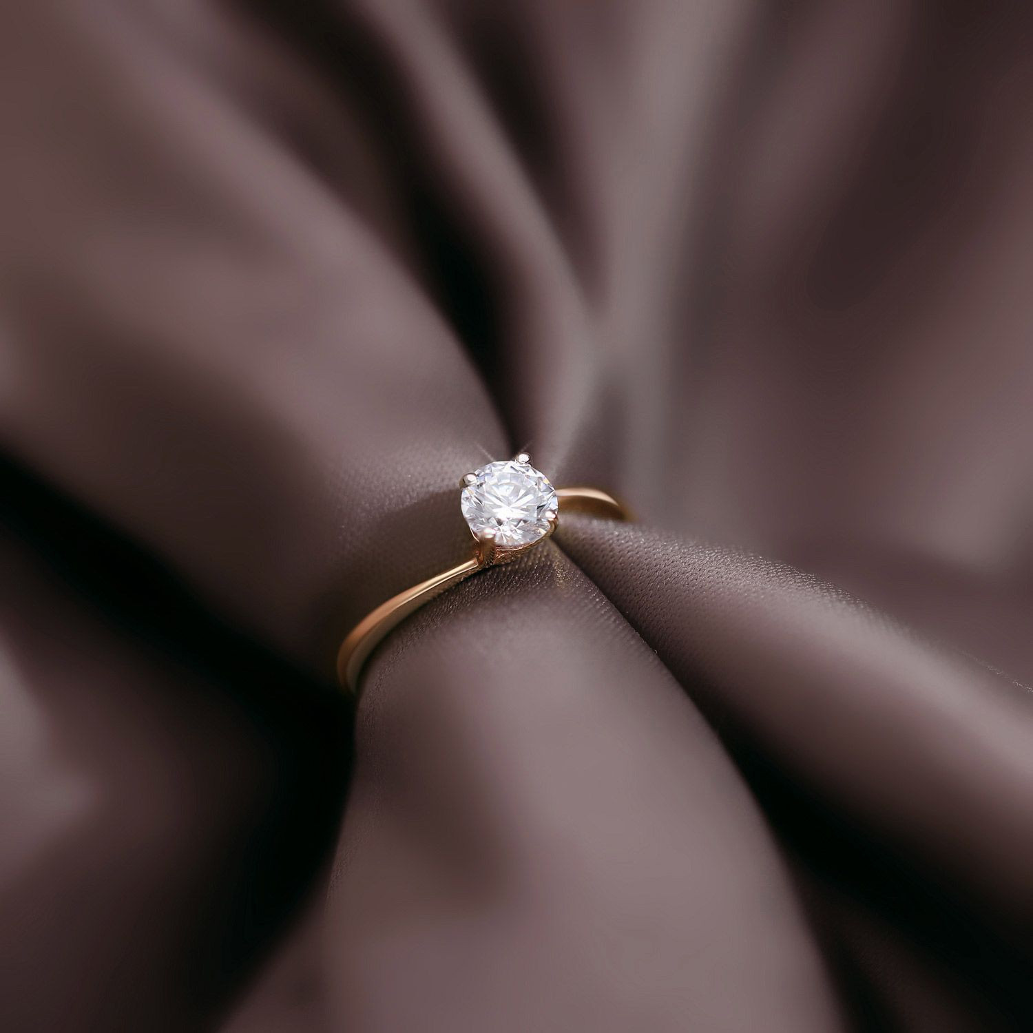 Malabar Gold Solitaire Ring FRDZL49853