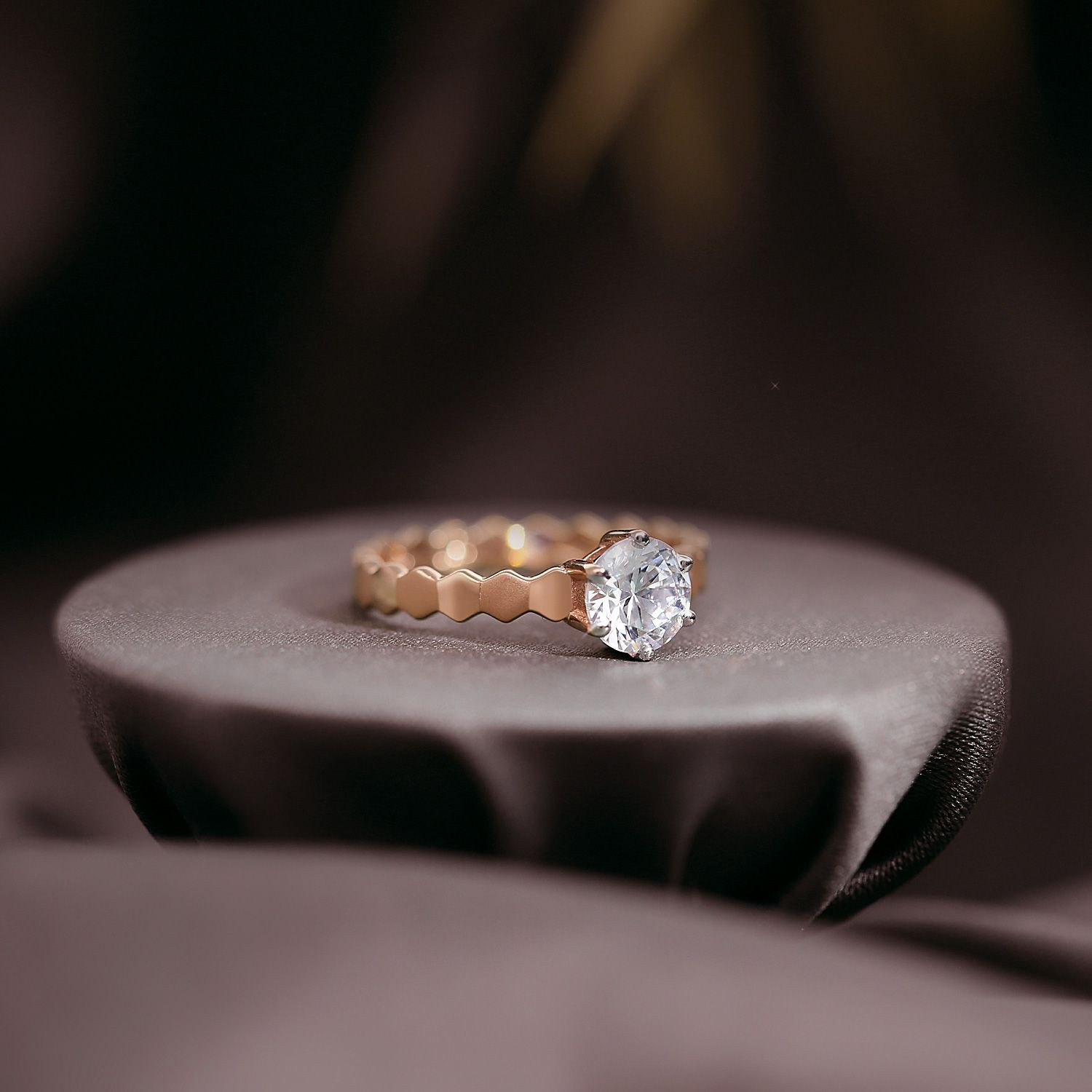 Malabar Gold Solitaire Ring FRDZL50067