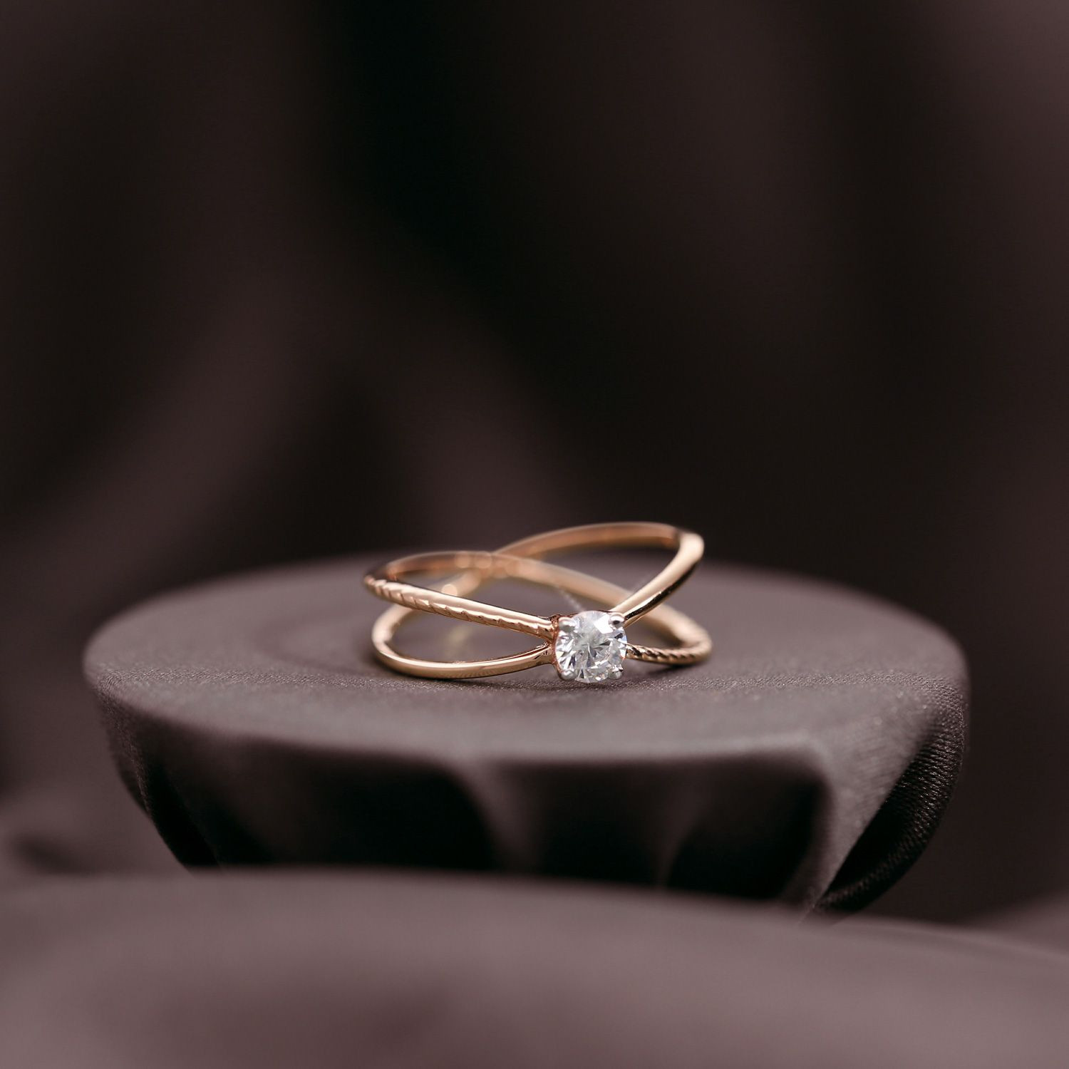 Malabar Gold Solitaire Ring FRDZL50077