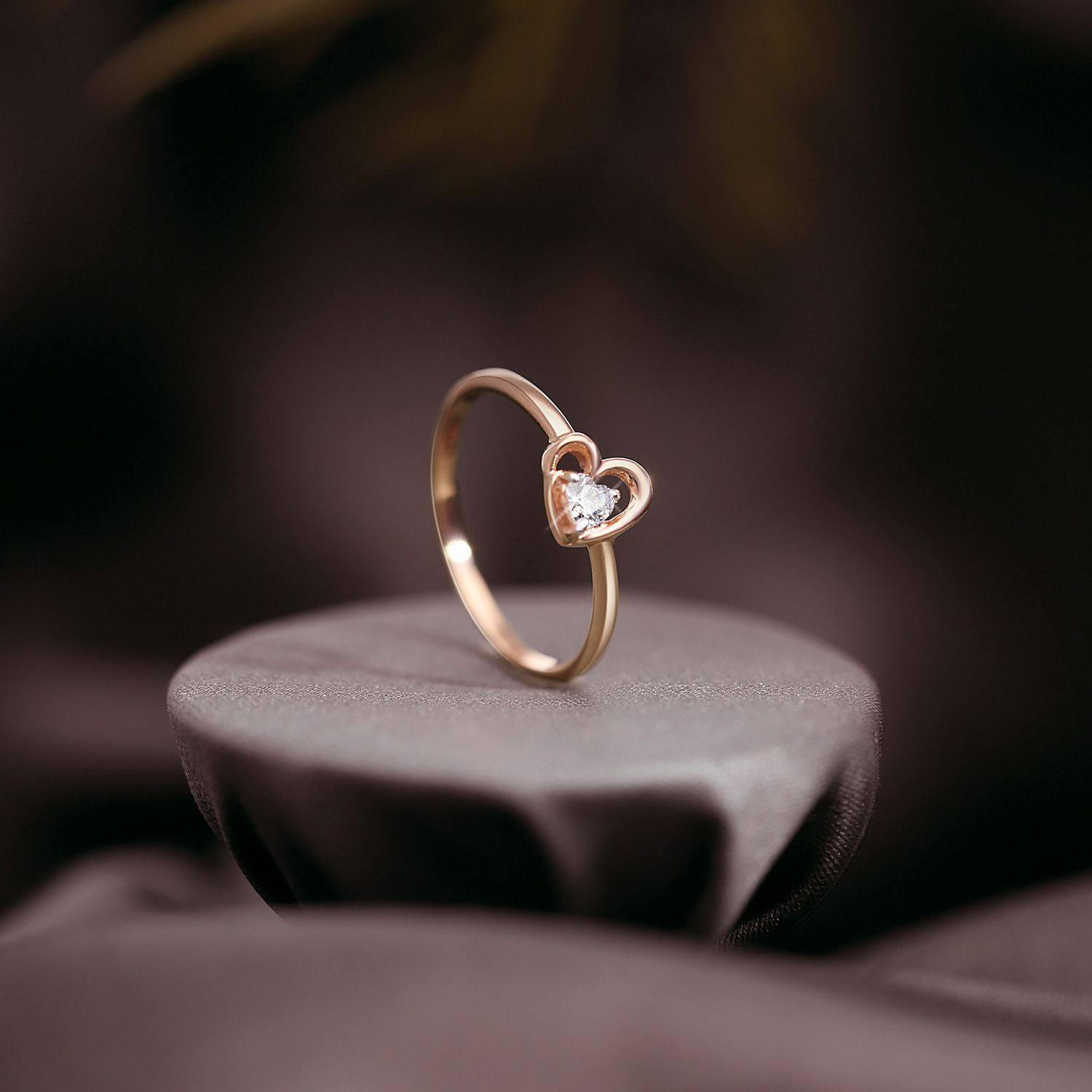 Malabar Gold Solitaire Ring FRDZL50080