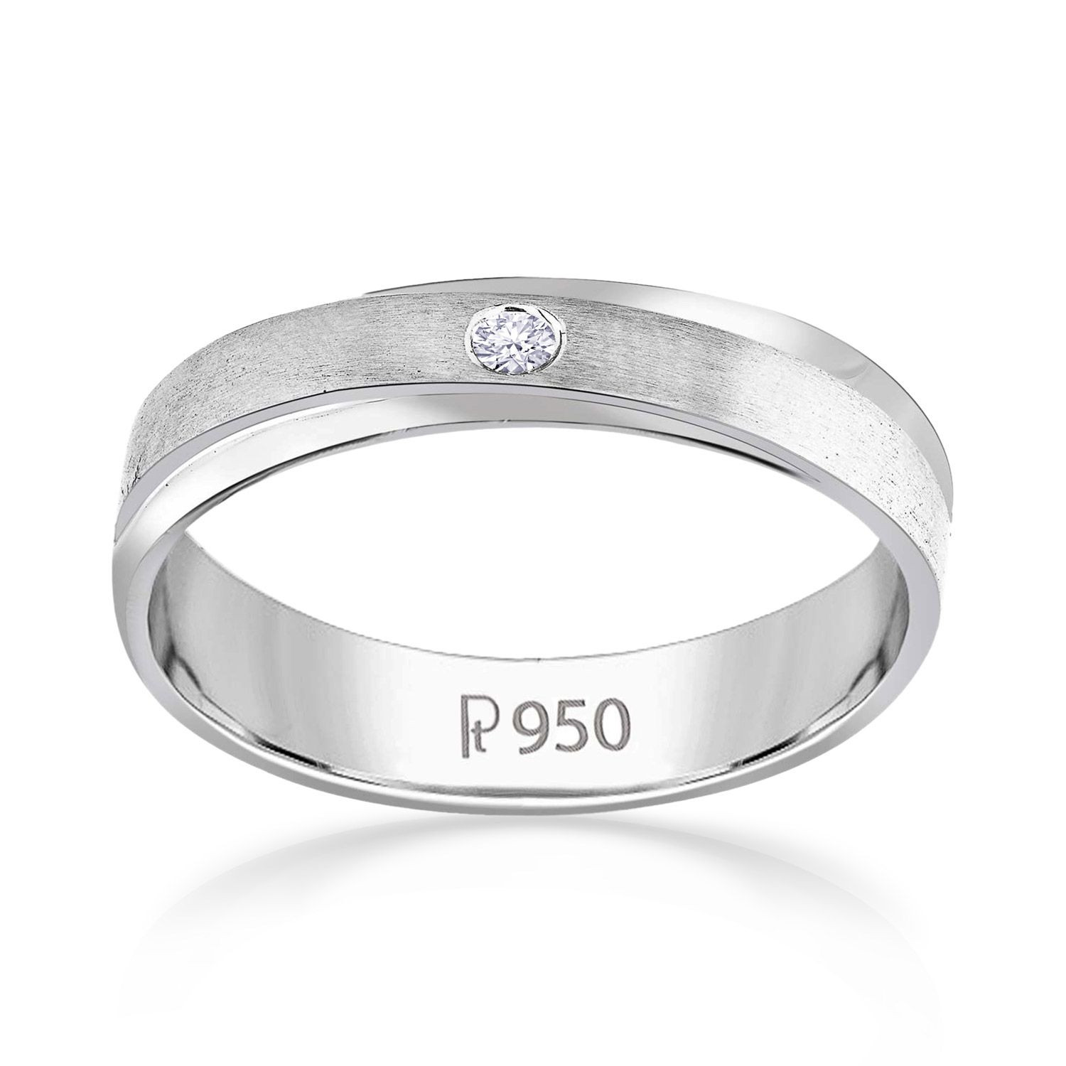 Mine Diamond Platinum Ring FREVR10383