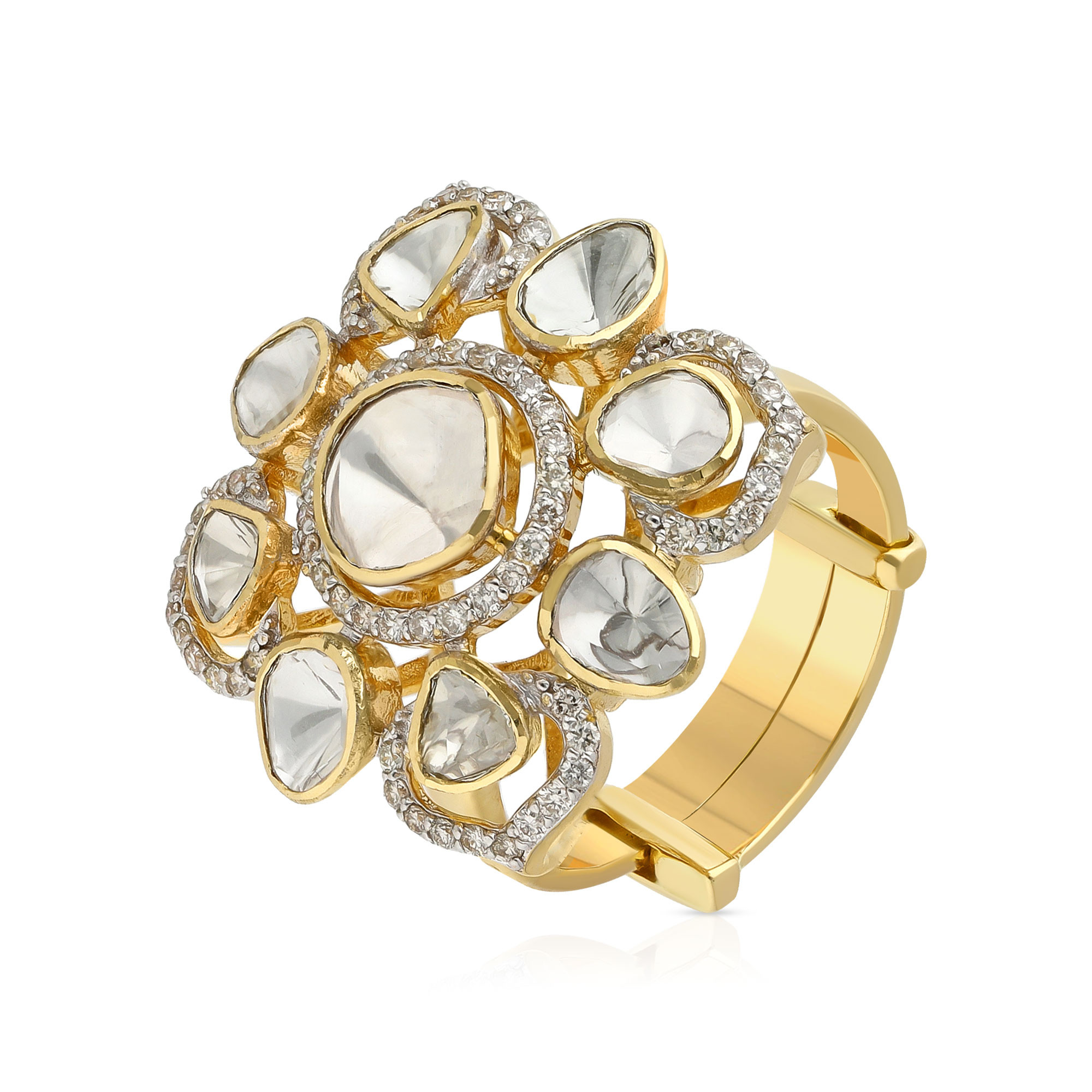 Viraaz Uncut Diamond Ring FRFTP40151