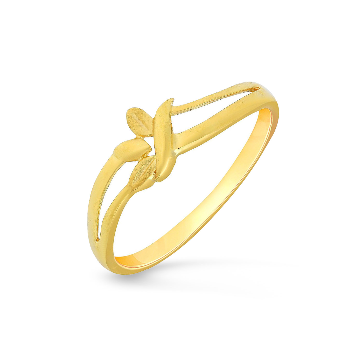 Malabar 22 KT Gold Studded Casual Ring FRGEDZRURGW710
