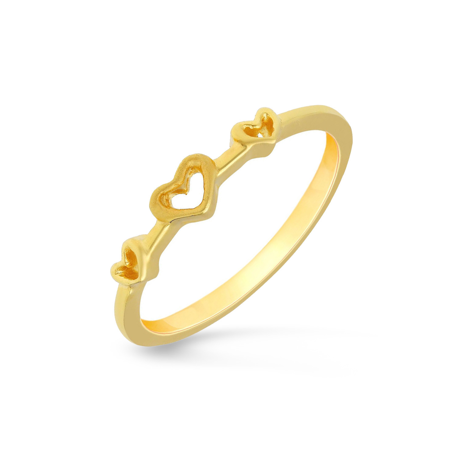 Malabar 22 KT Gold Studded Casual Ring FRGEDZRURGW711