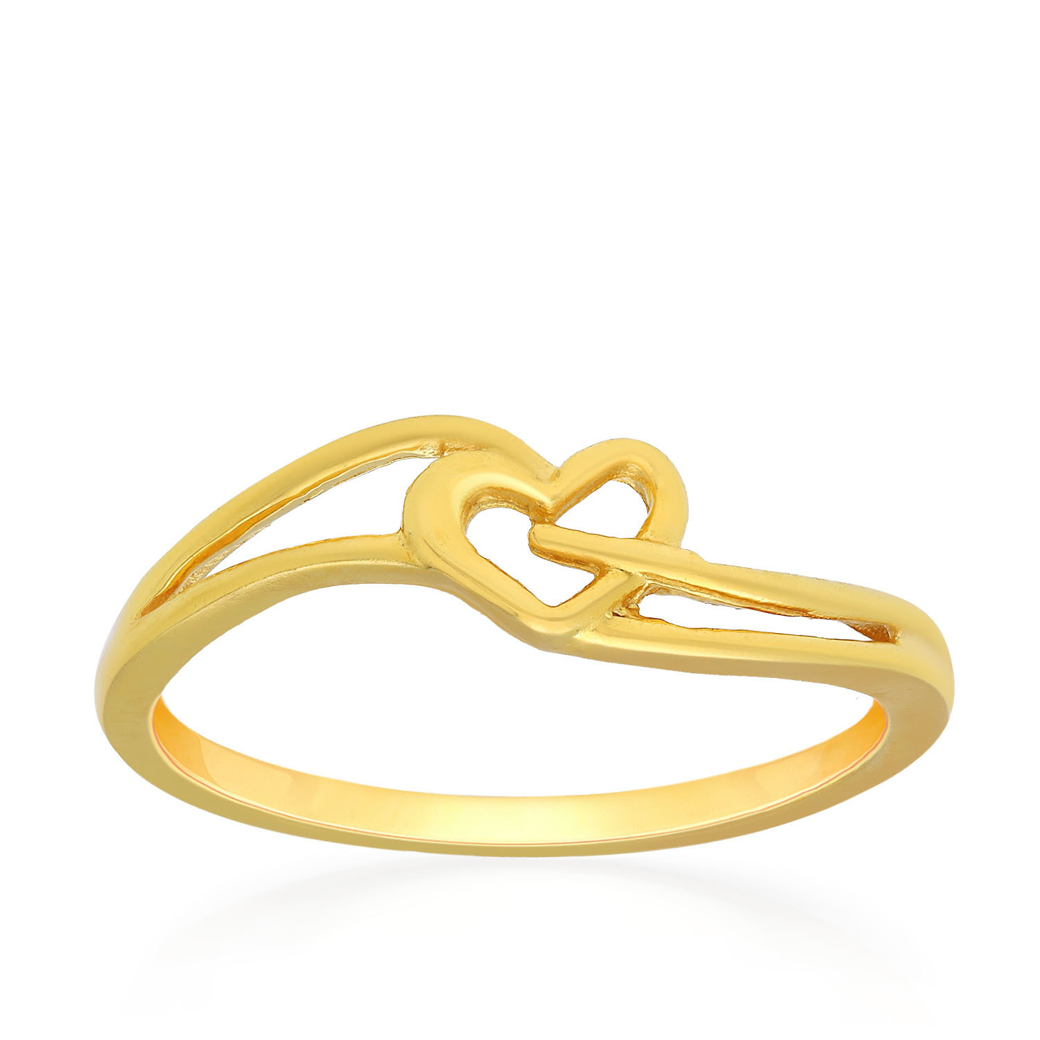 Malabar 22 KT Gold Studded Casual Ring FRGEDZRURGW715