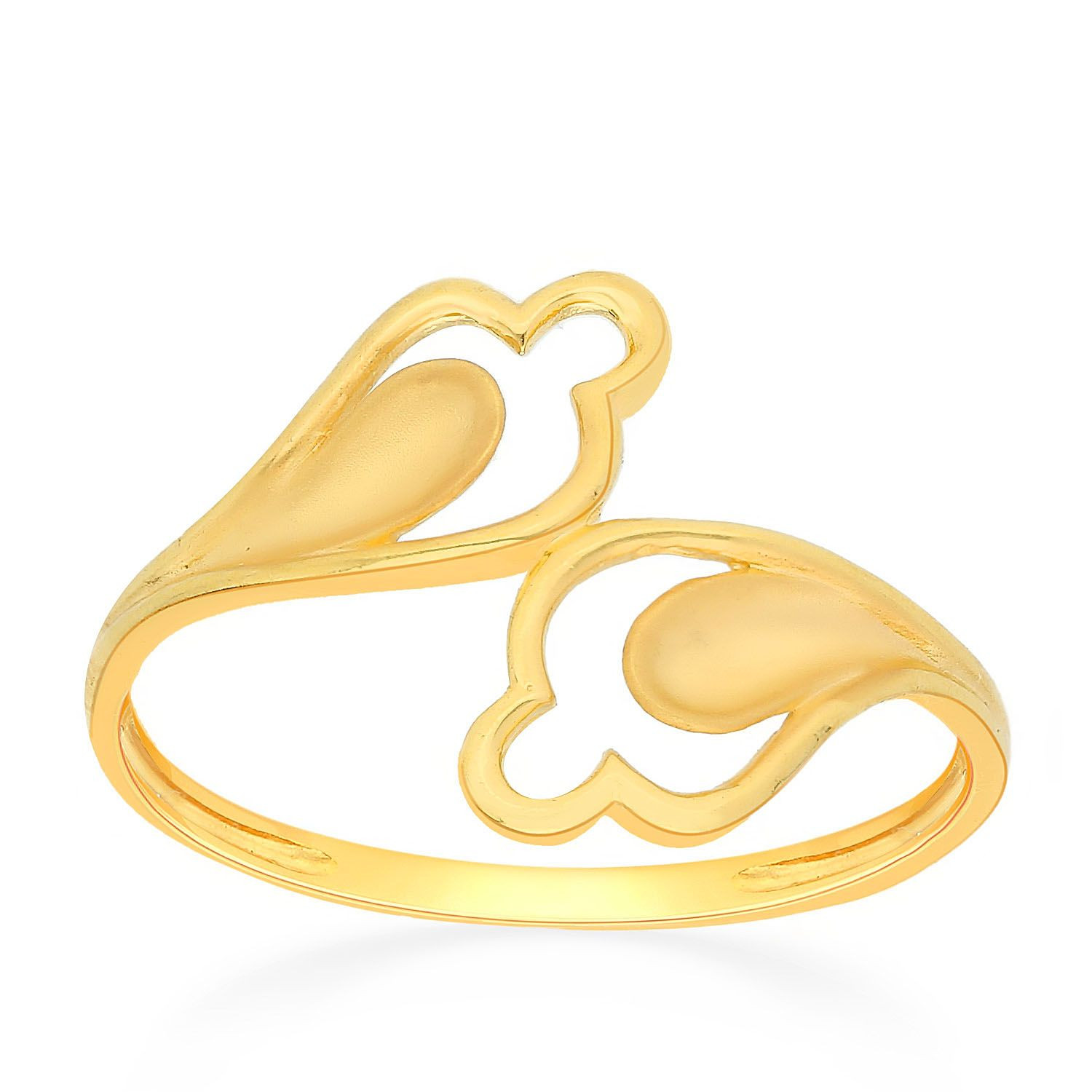 Malabar 22 KT Gold Studded Casual Ring FRGEDZRURGW720