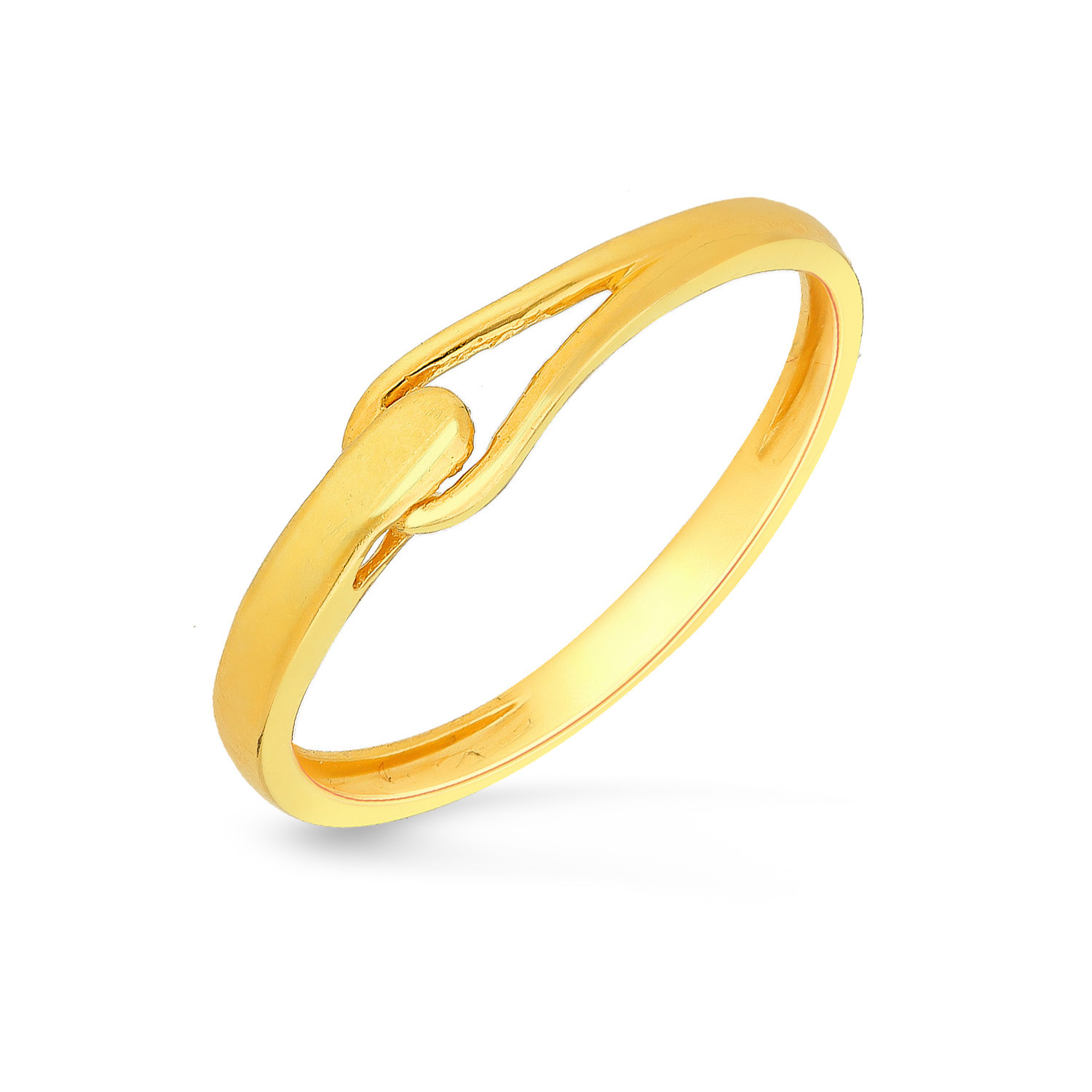 Malabar 22 KT Gold Studded Casual Ring FRGEDZRURGW728