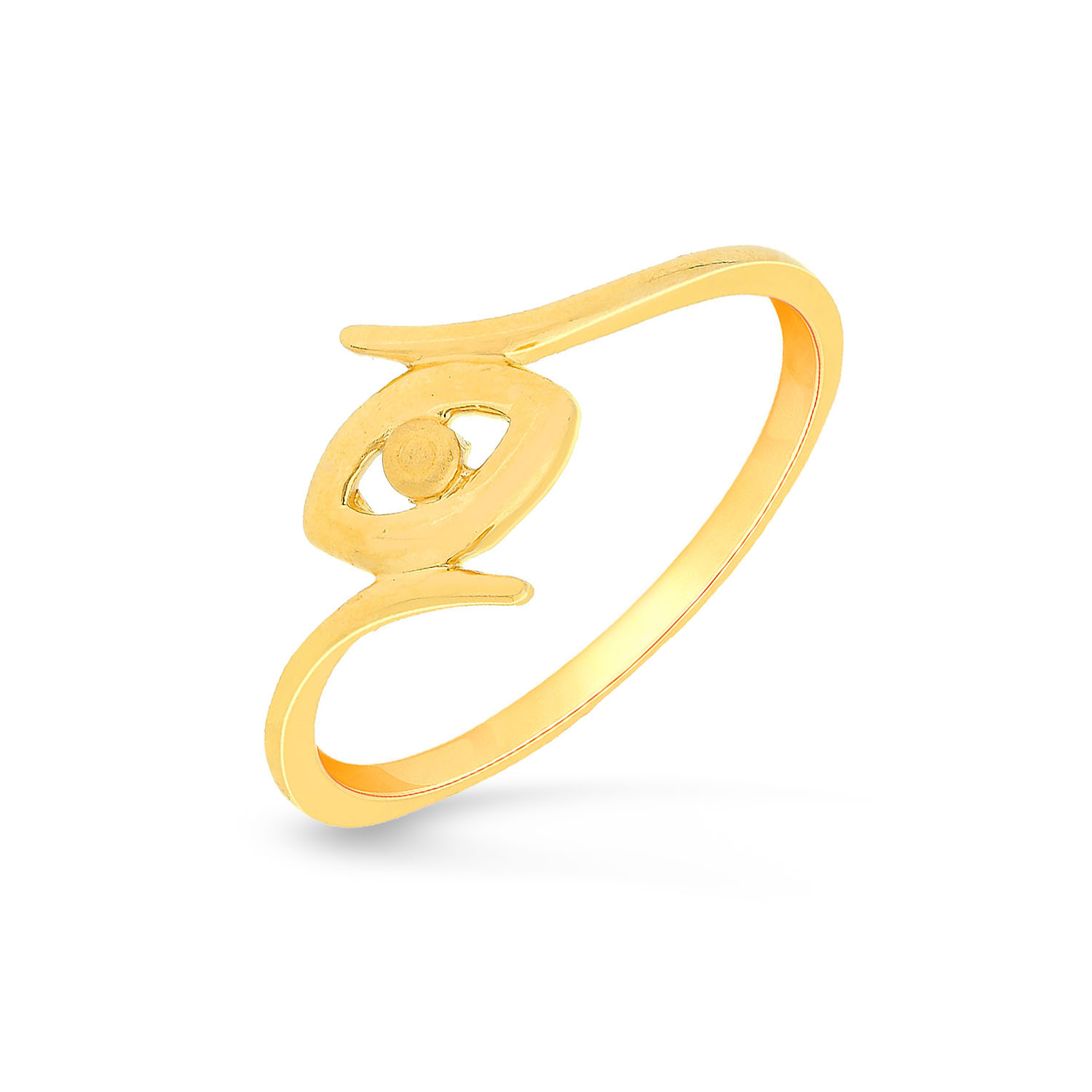 Malabar 22 KT Gold Studded Casual Ring FRGEDZRURGW731