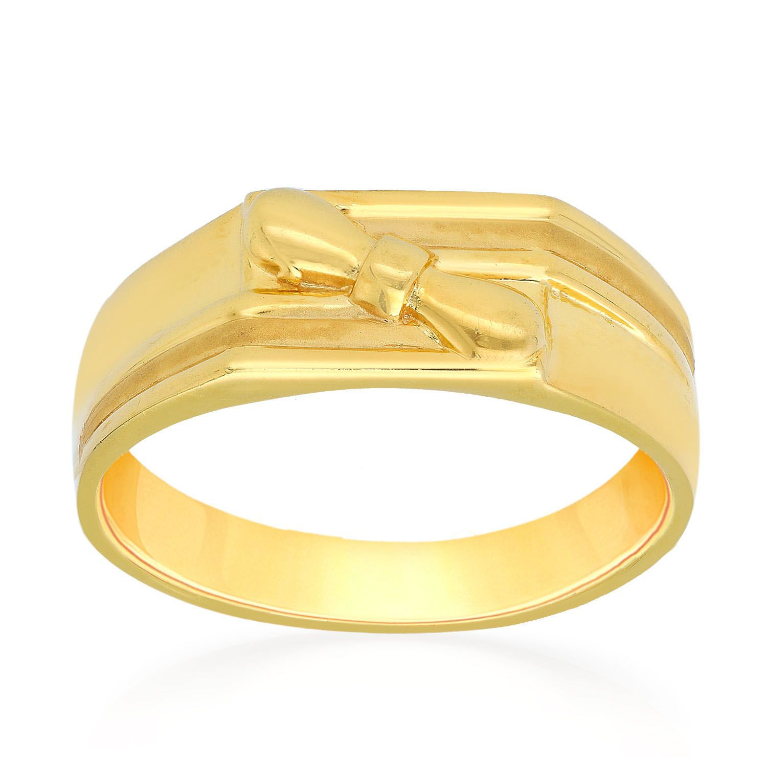 Malabar 22 KT Gold Studded Ring For Men FRGEDZRURGW737