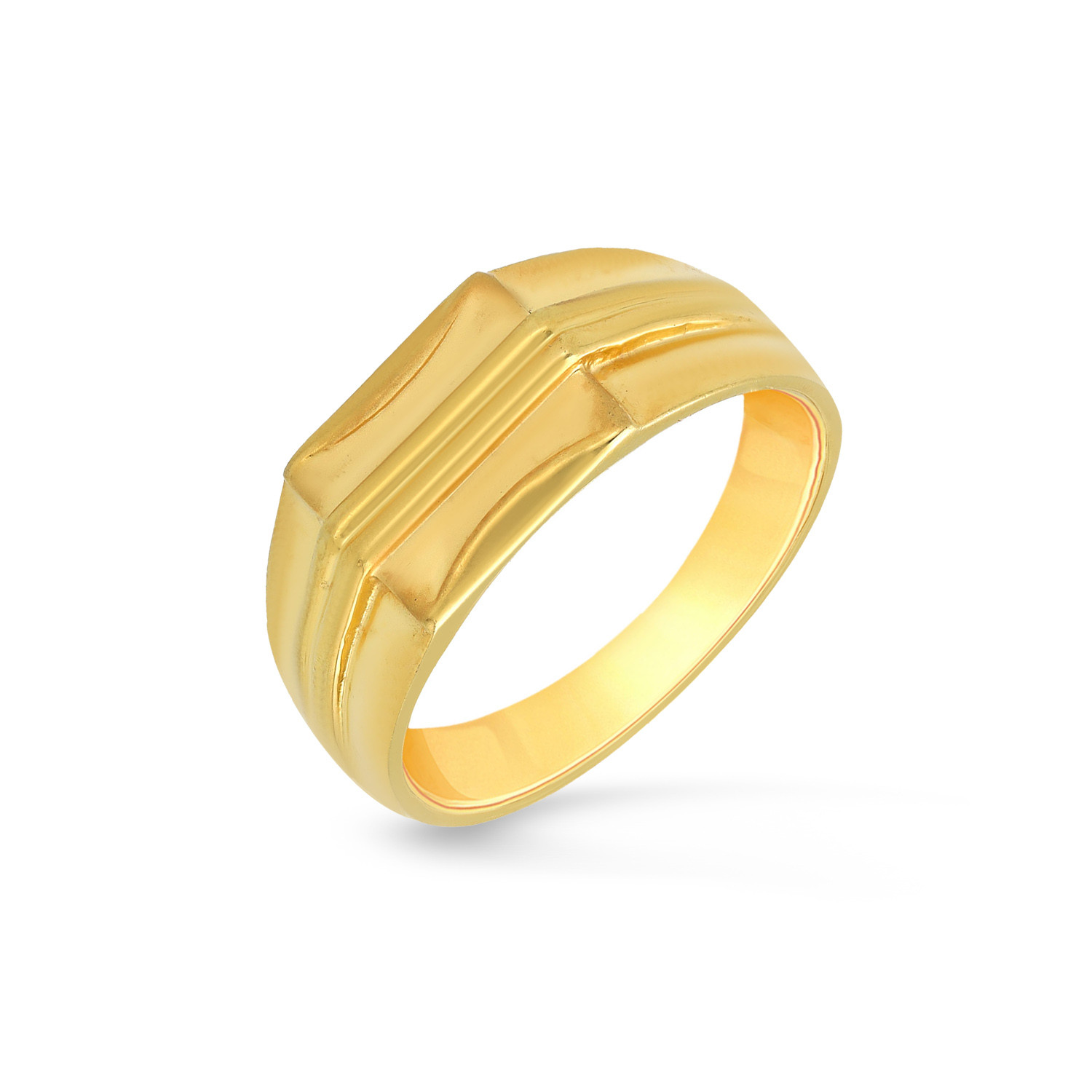 Malabar 22 KT Gold Studded Ring For Men FRGEDZRURGW746