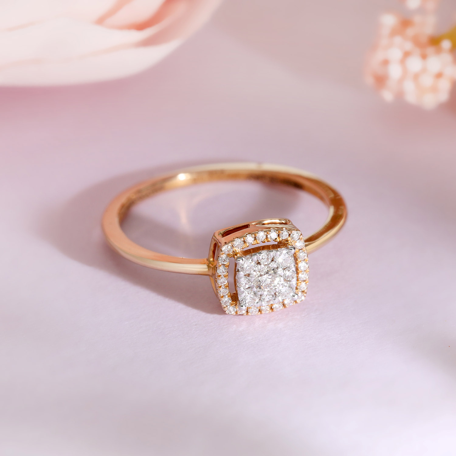 Mine Diamond Gold Ring FRGEN13452