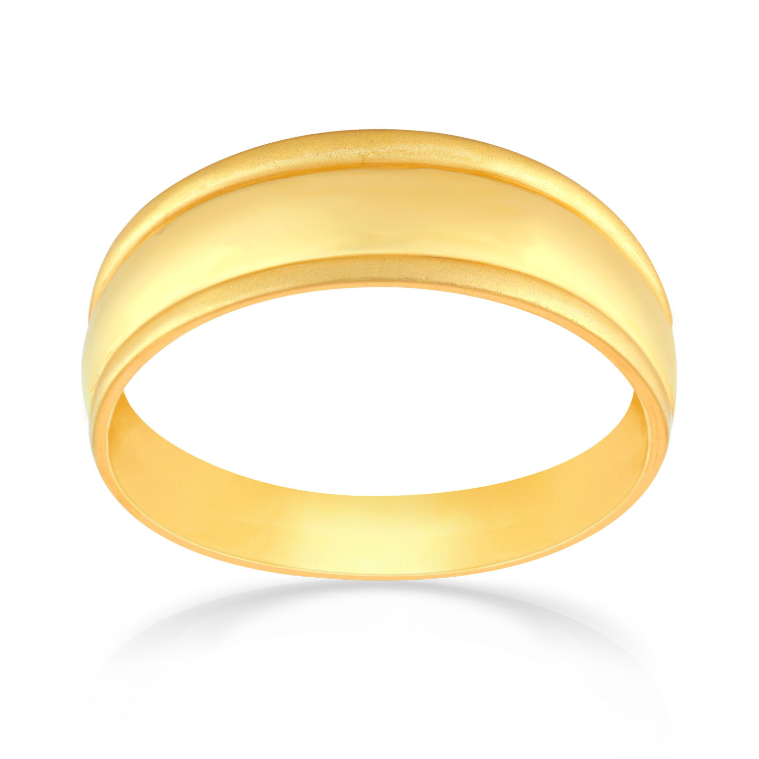 Malabar 22 KT Gold Studded Ring For Men FRNOSKY552