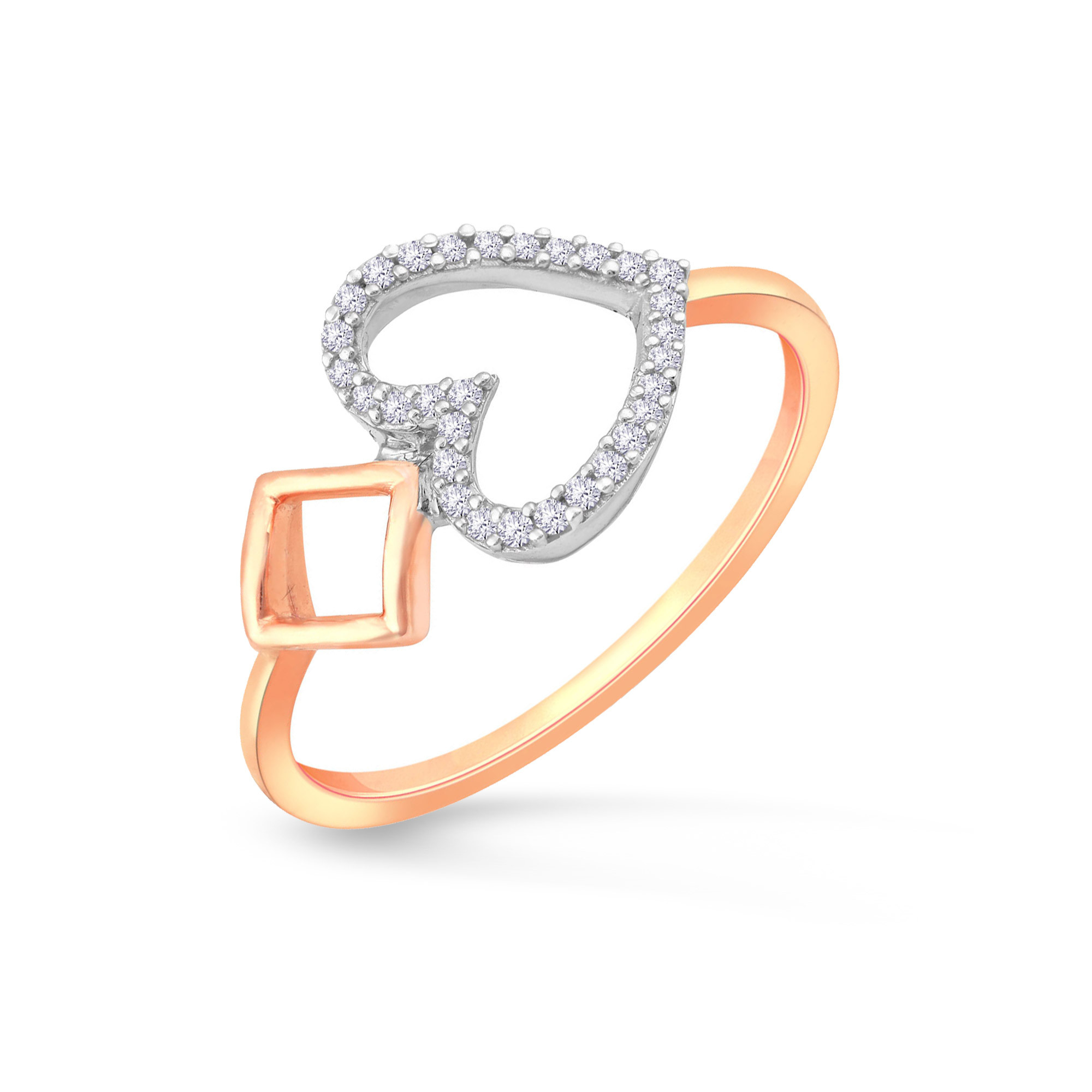 Mine Diamond Studded Casual Gold Ring MBRG10043