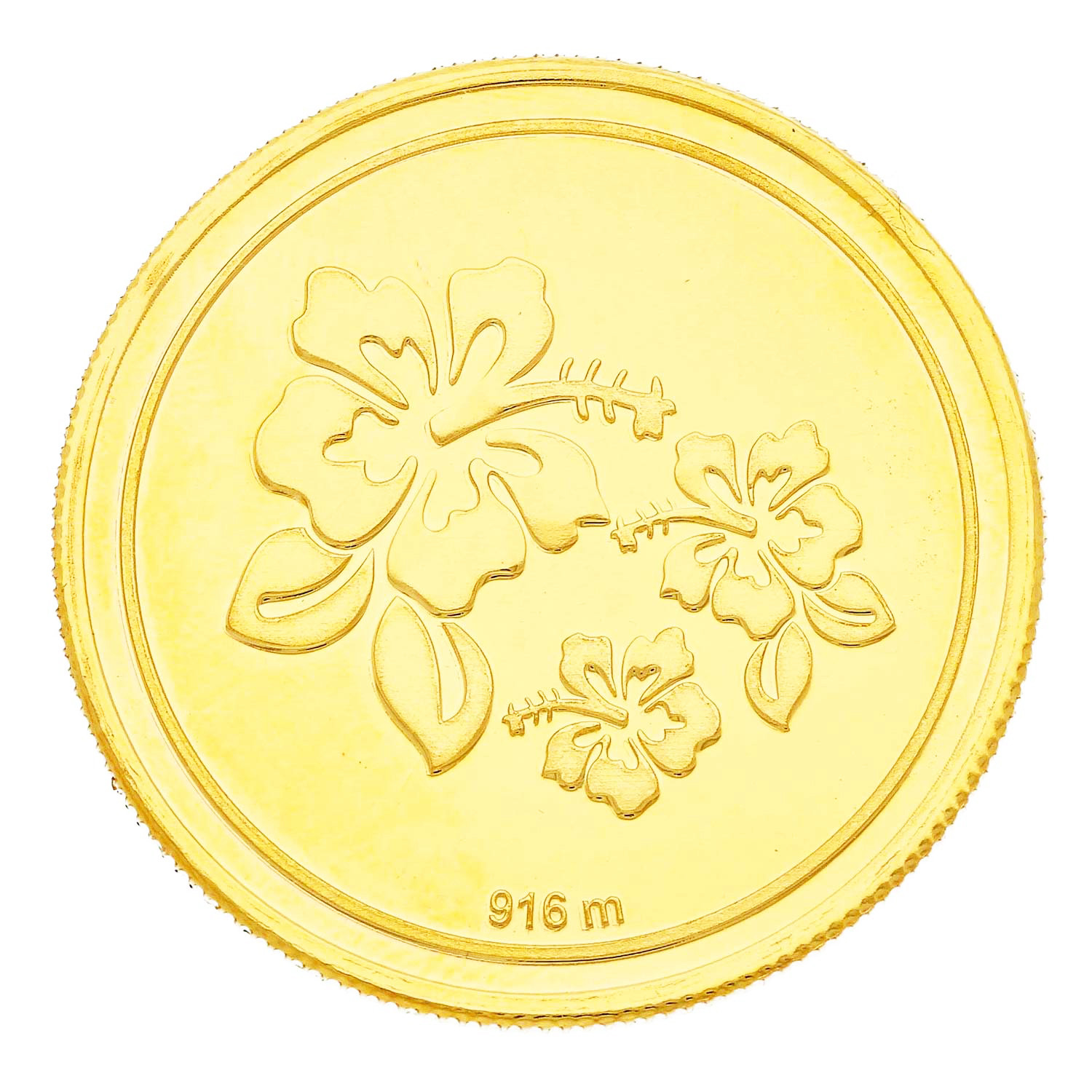 916 Purity 50 Grams Flower Gold Coin MGFL916P050G