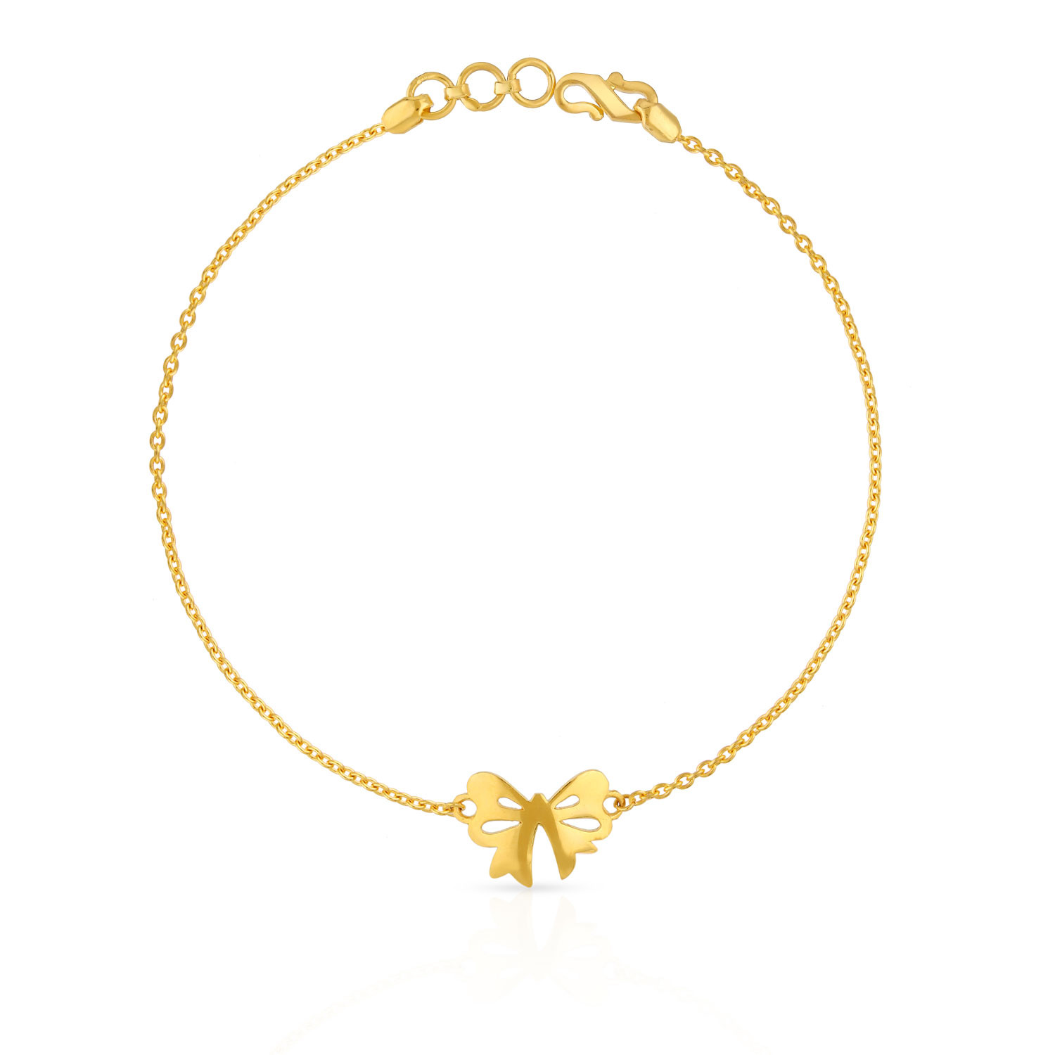 Malabar 22 KT Gold Studded Loose Bracelet MGFNOBR0144