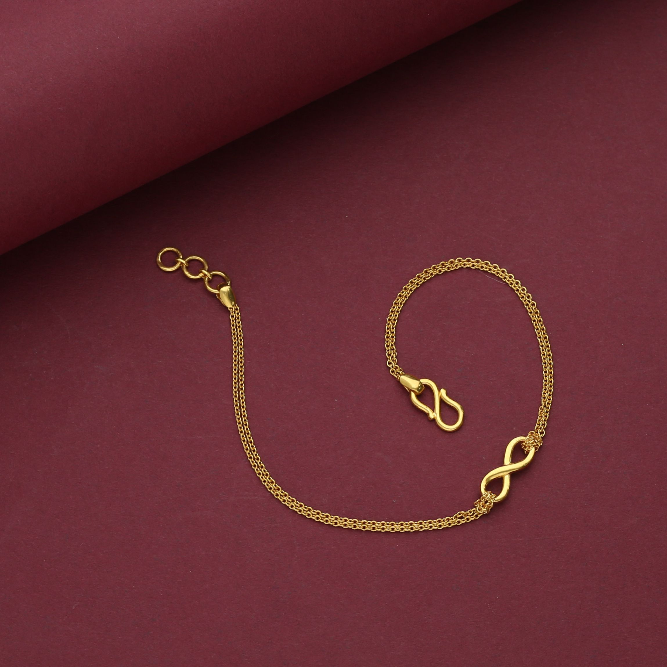 Malabar 22 KT Gold Studded Loose Bracelet MGFNOBR0145
