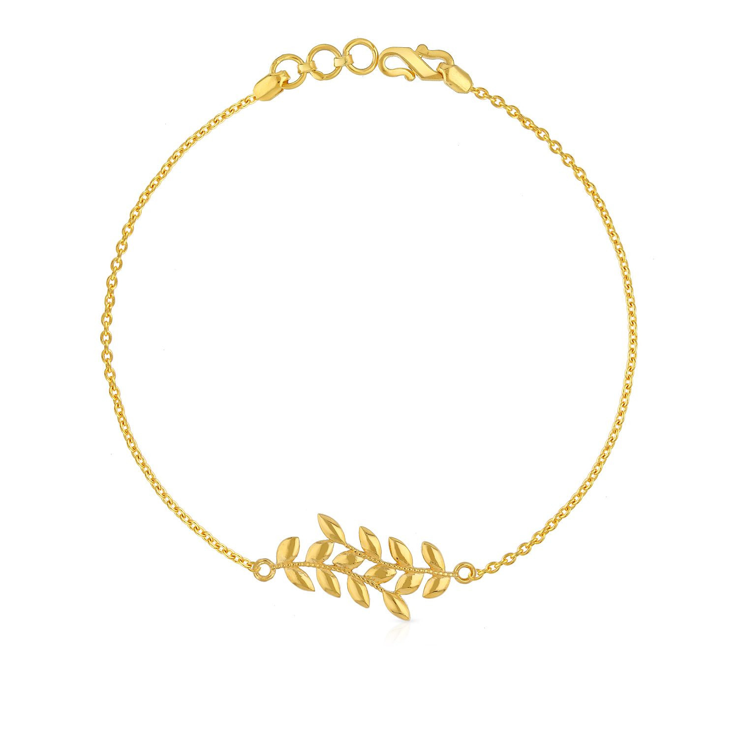 Malabar 22 KT Gold Studded Loose Bracelet MGFNOBR0146
