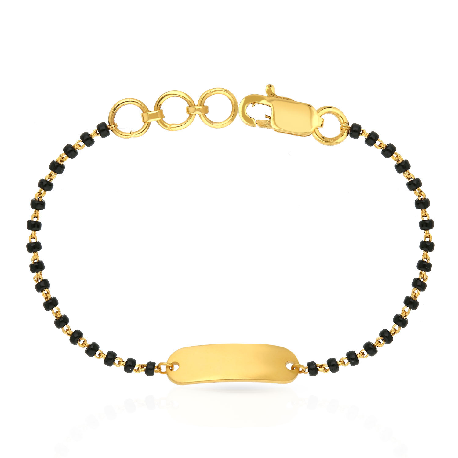 Malabar 22 KT Gold Studded Loose Bracelet MGFNOBR0151