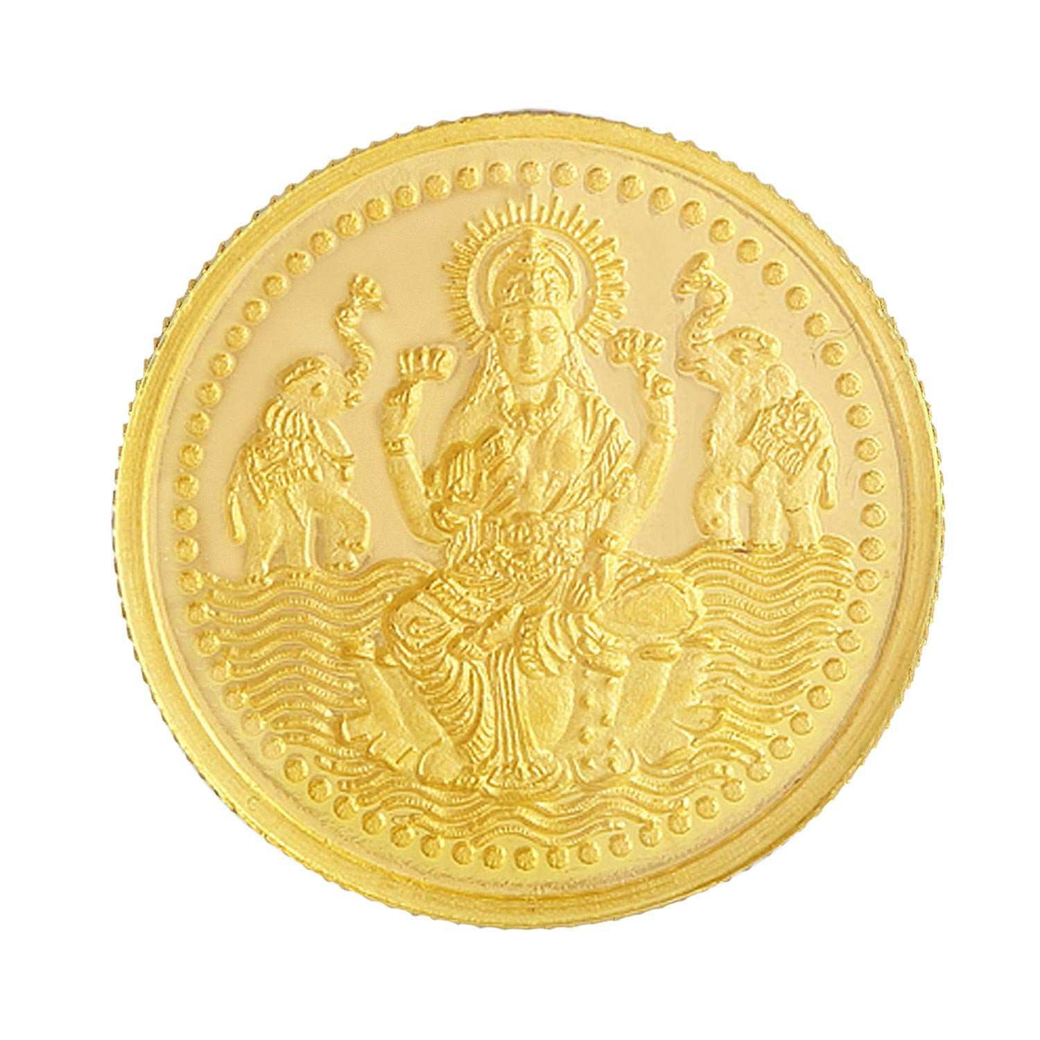 Malabar Gold 22k 916 Purity Laxmi 10g Gold Coin