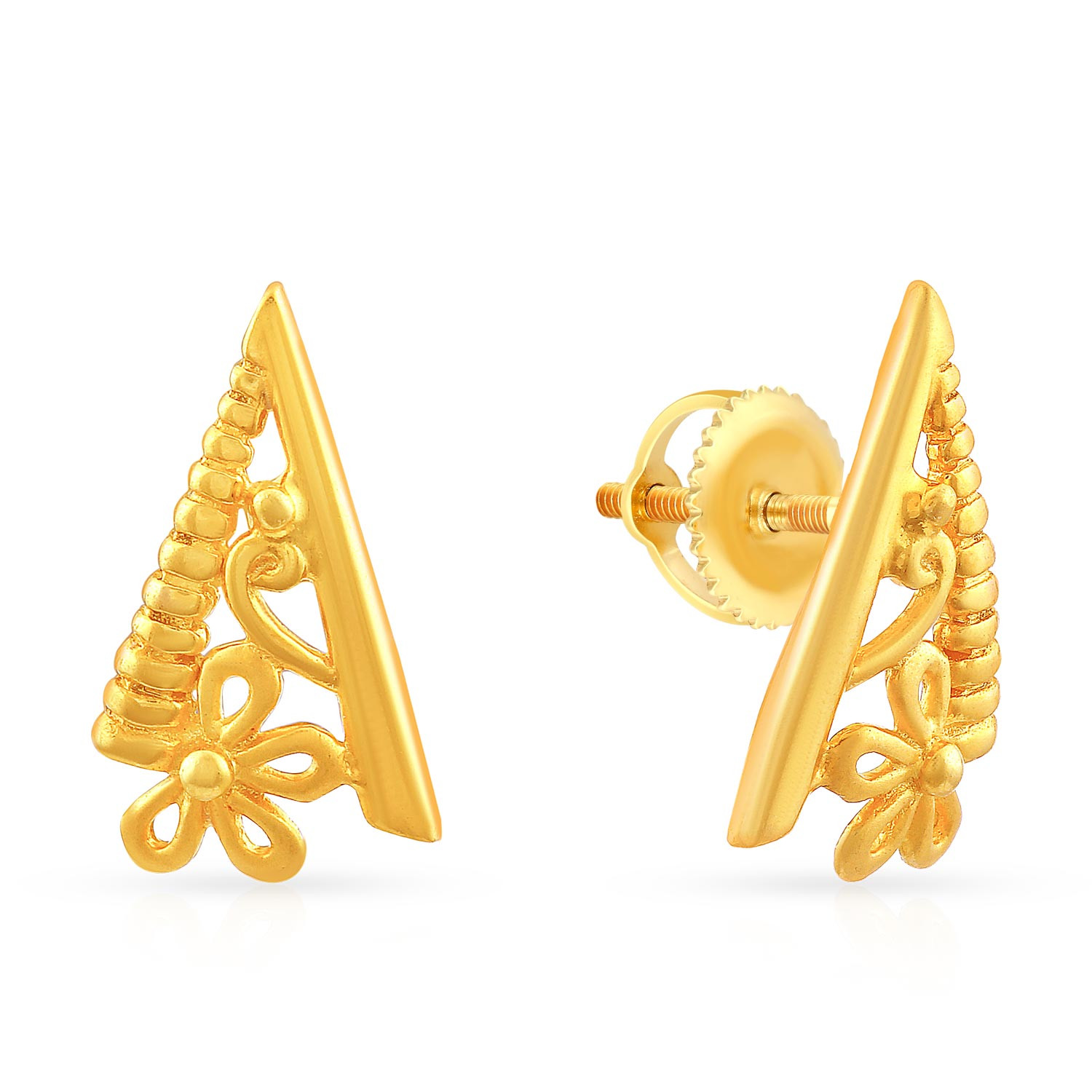 Starlet 22 KT Gold Studded Earring For Kids MHAAAAAETFVM