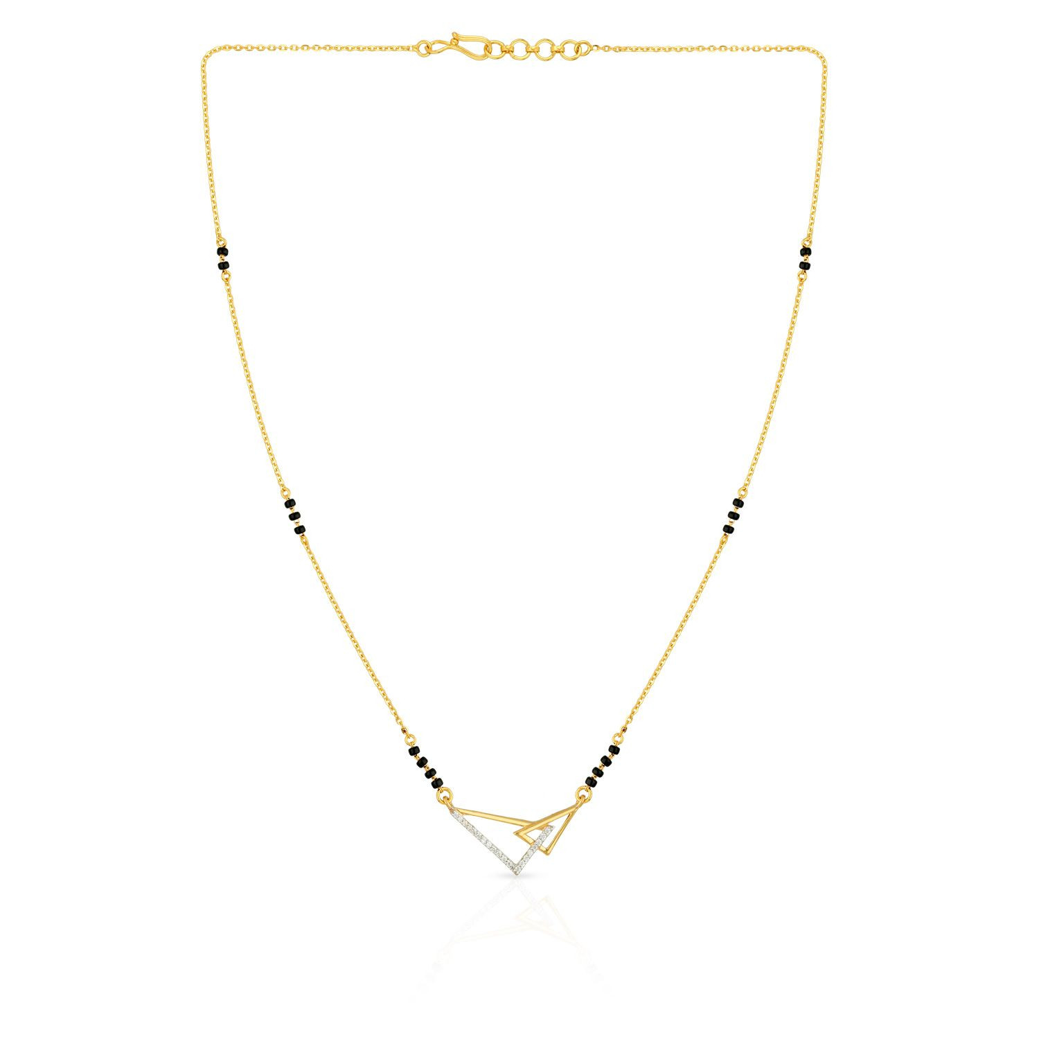 Malabar Gold Semi Long Mangalsutra MSDZL40193