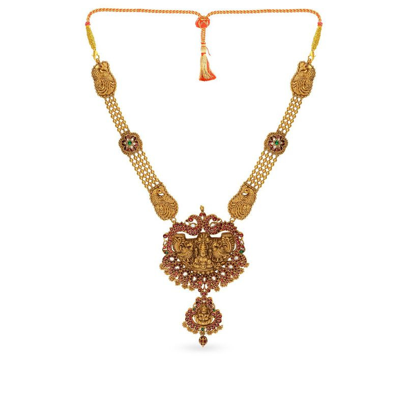 Vijaya Nagara Dynasty Divine Gold Necklace NEDIBVA001