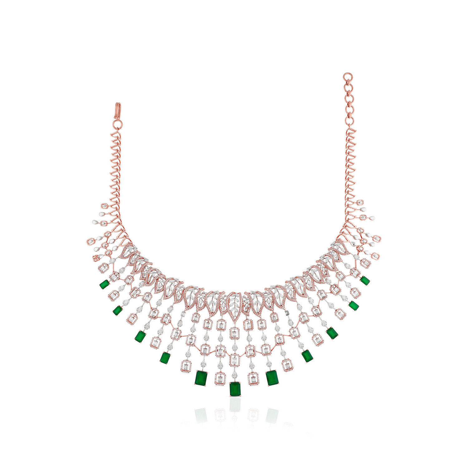 Mine Diamond Necklace NKALR10205