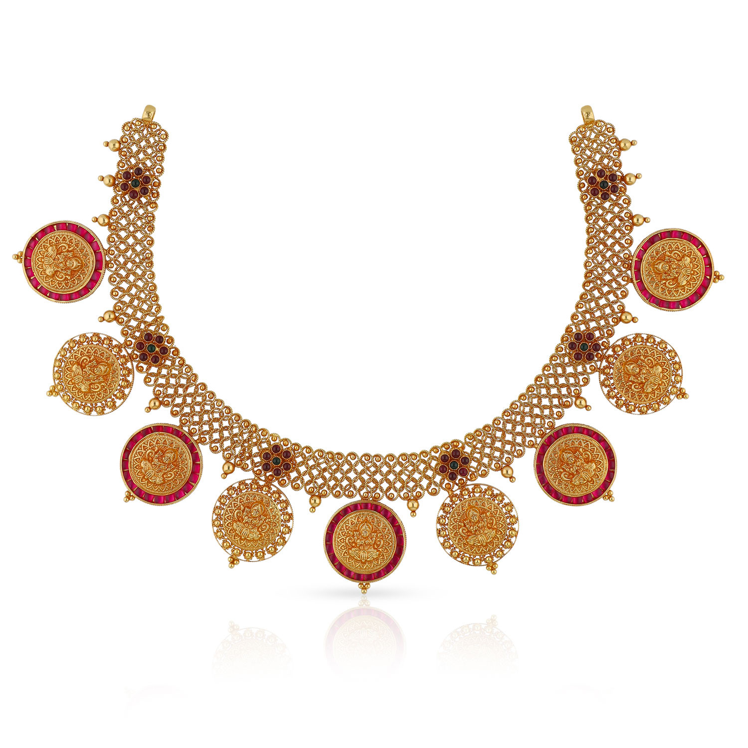 Divine Gold Necklace NKCHT44245