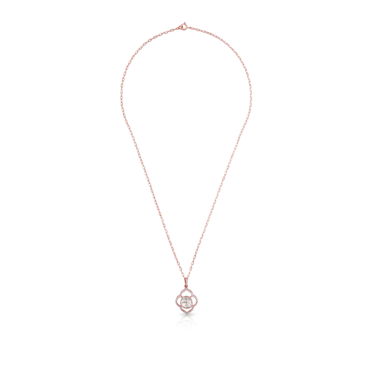 Viraaz Uncut Diamond Necklace NKERFTP11018