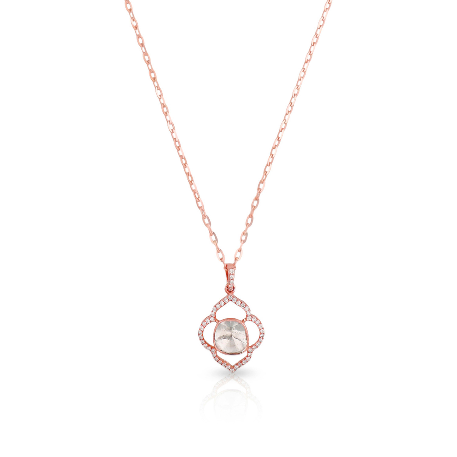 Viraaz Uncut Diamond Necklace NKERFTP11018