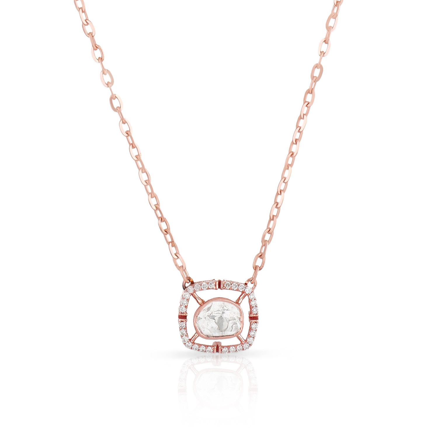 Viraaz Uncut Diamond Necklace NKERFTP11021