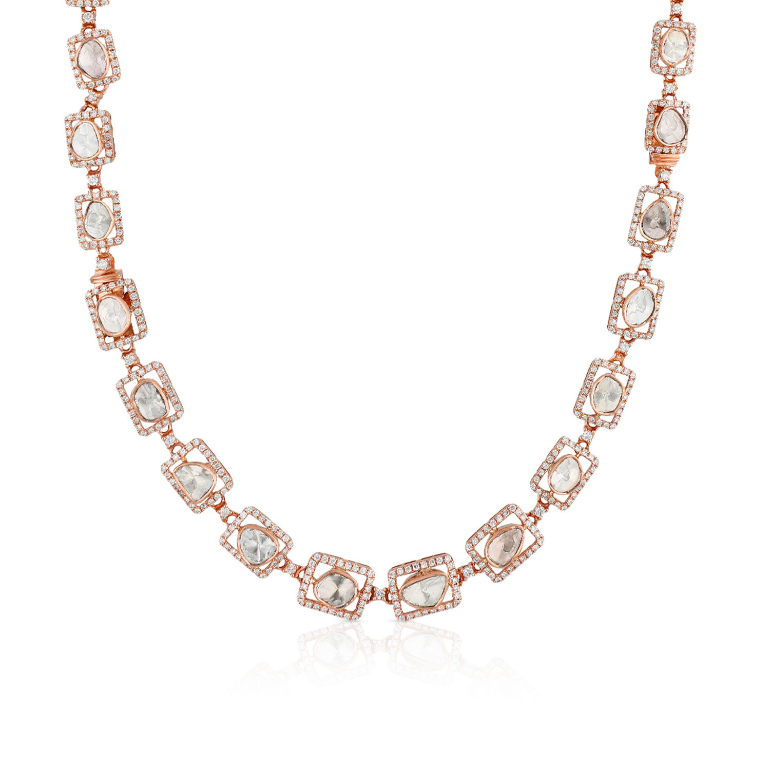 Viraaz Uncut Diamond Necklace NKERFTP11030