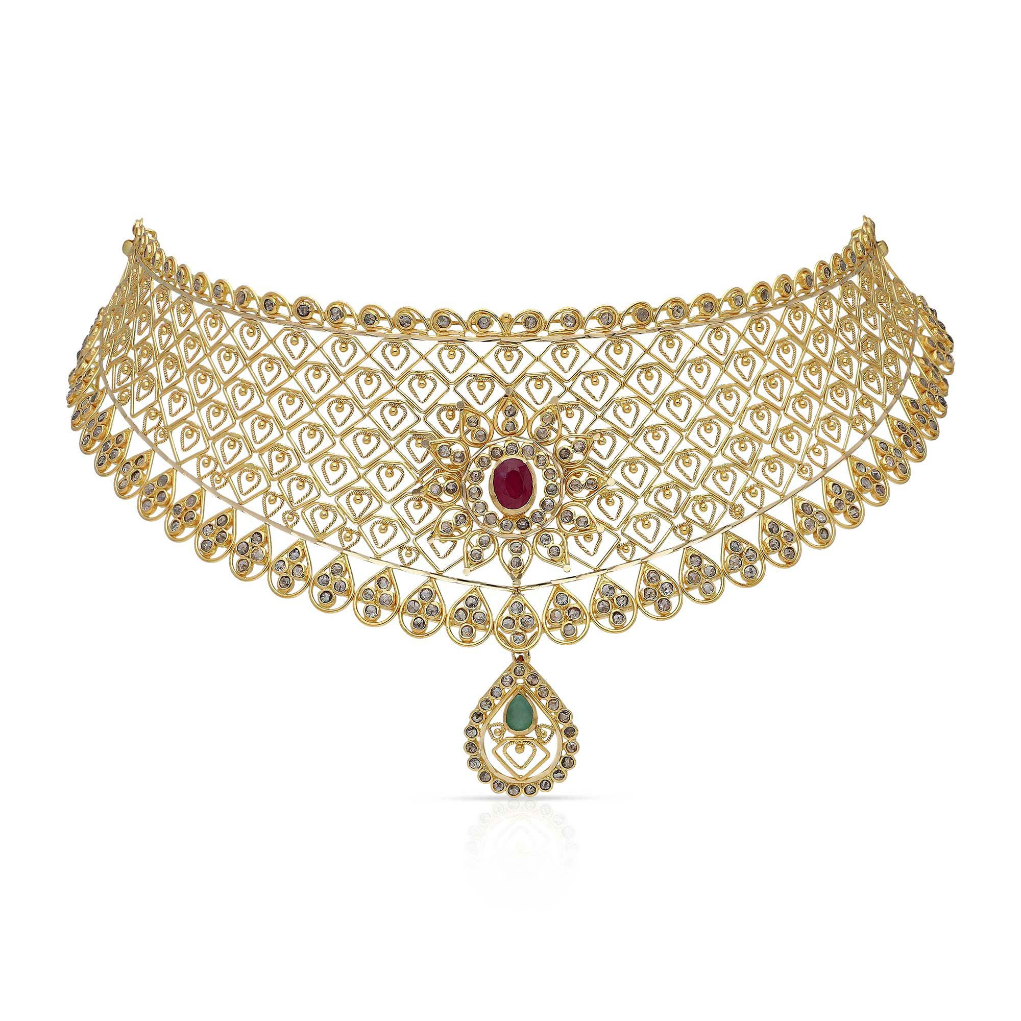 Era Uncut Diamond Necklace NKFLV40233