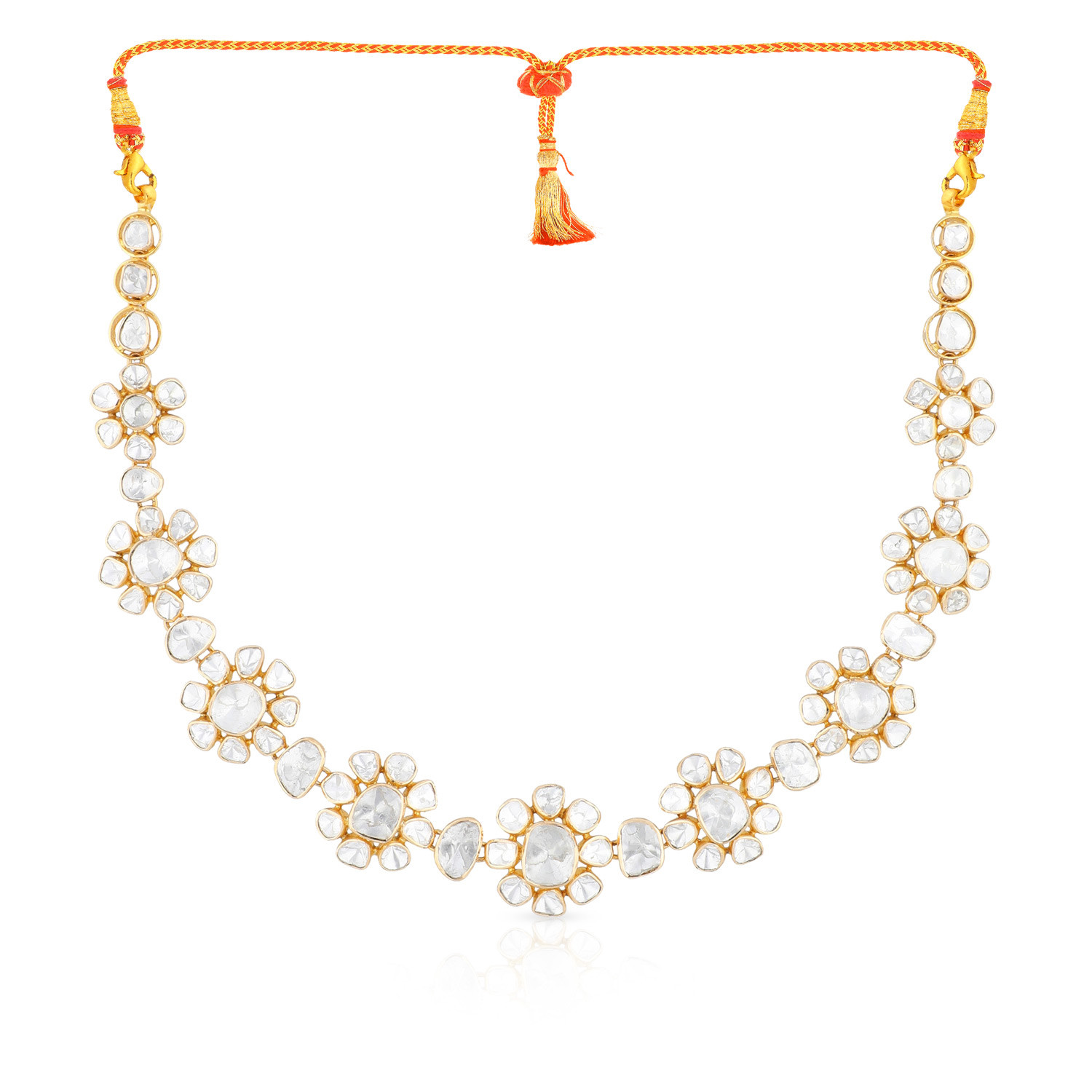 Viraaz Uncut Diamond Necklace NKFTP10062