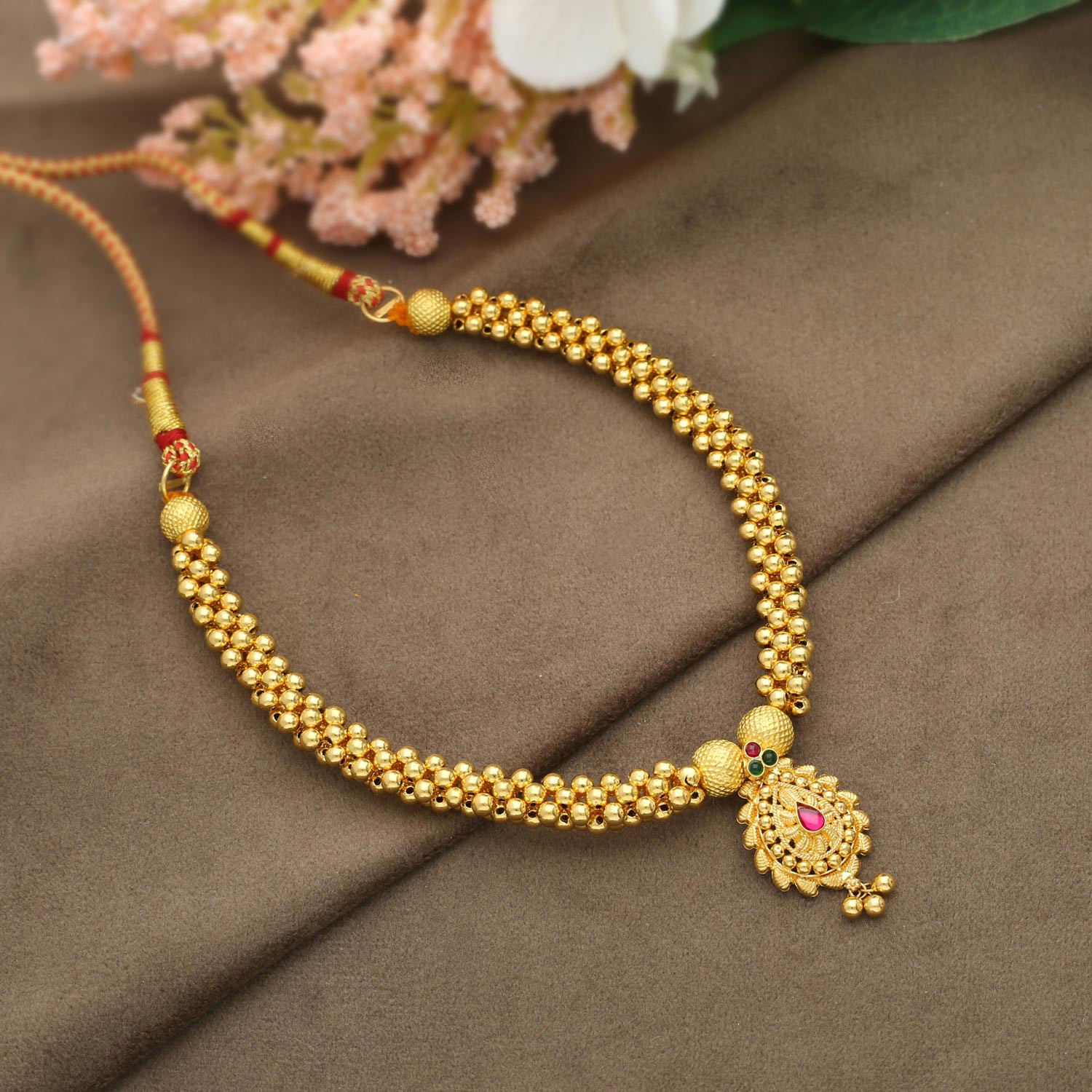 MALABAR Gold Necklace NKMAR40121
