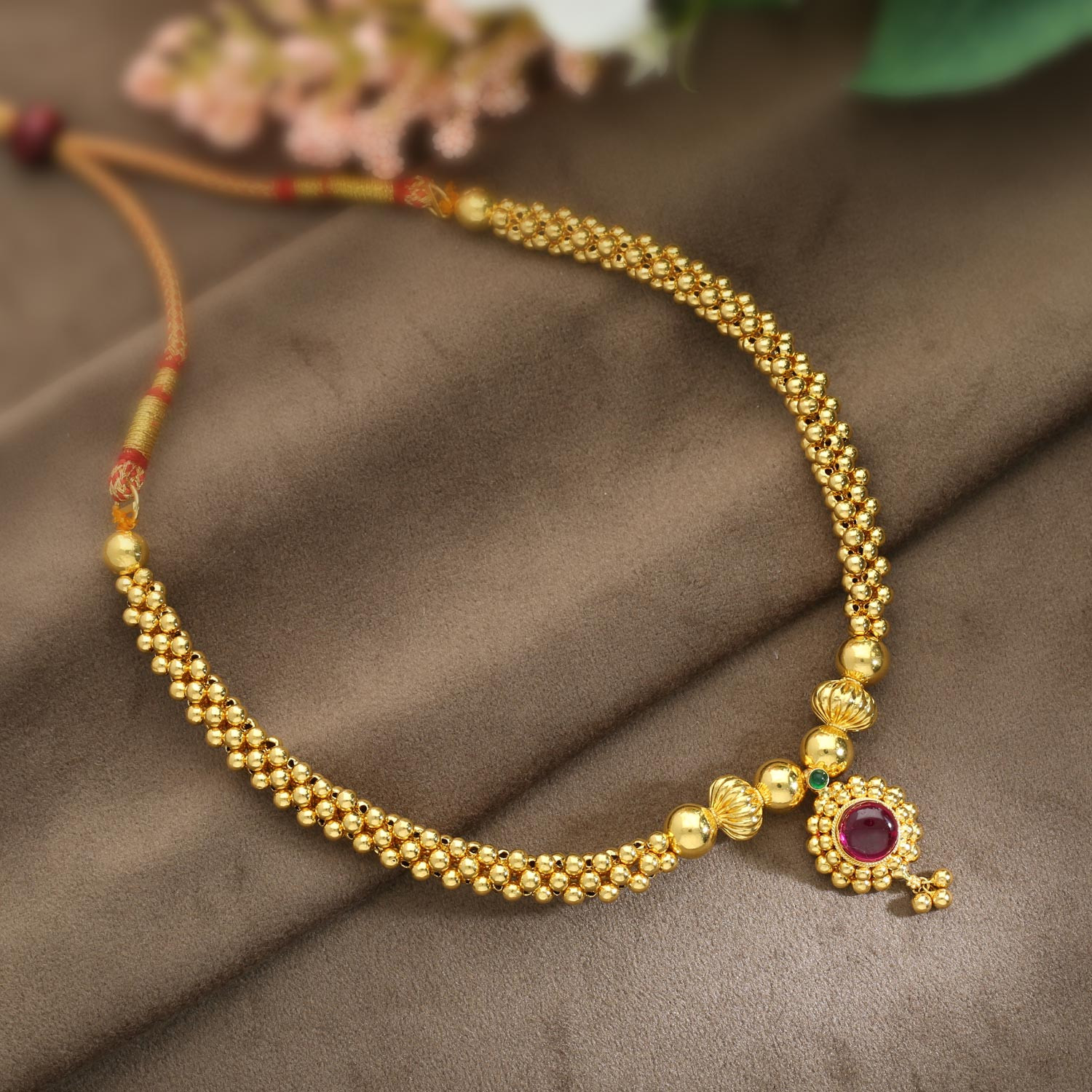MALABAR Gold Necklace NKMAR40133