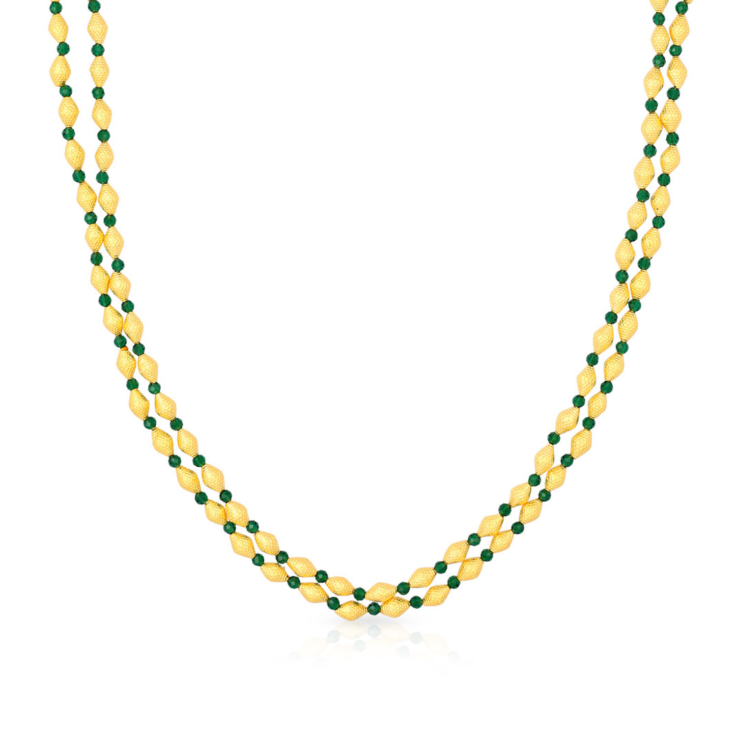 Malabar Gold Semi Long Necklace NKNG010