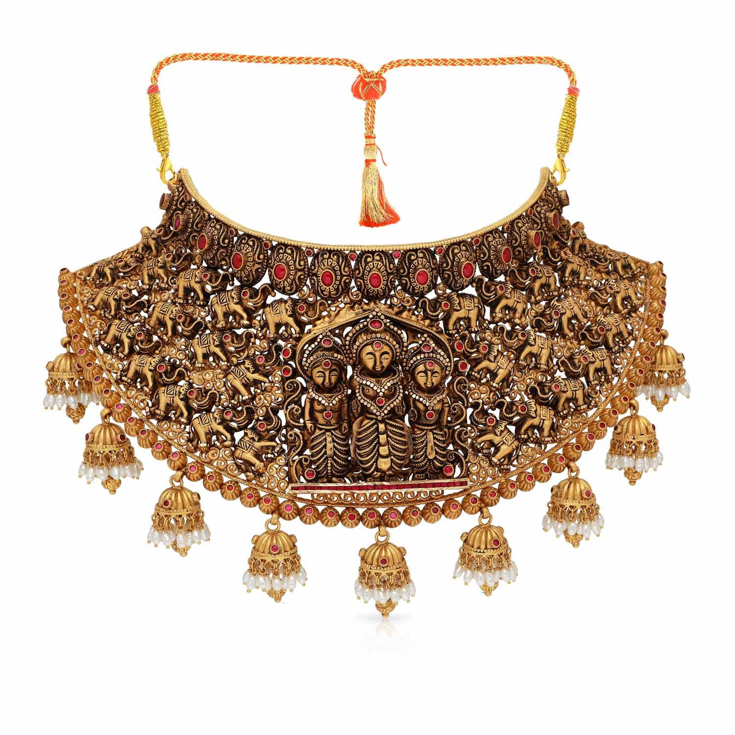 Divine Gold Necklace NKNGS25153