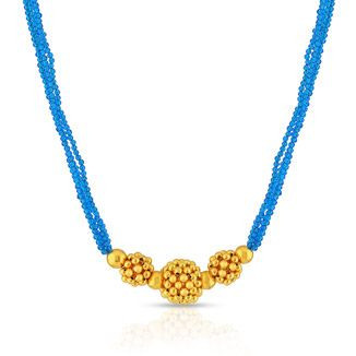 Malabar 22 KT Gold Studded  Necklace NKPJTH024