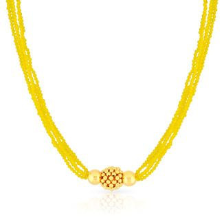 Malabar 22 KT Gold Studded  Necklace NKPJTH025