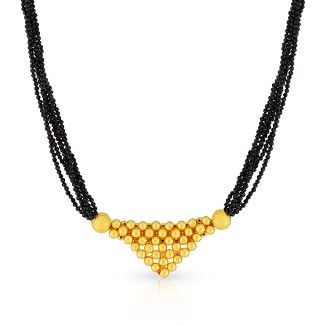 Malabar 22 KT Gold Studded  Necklace NKPJTH033